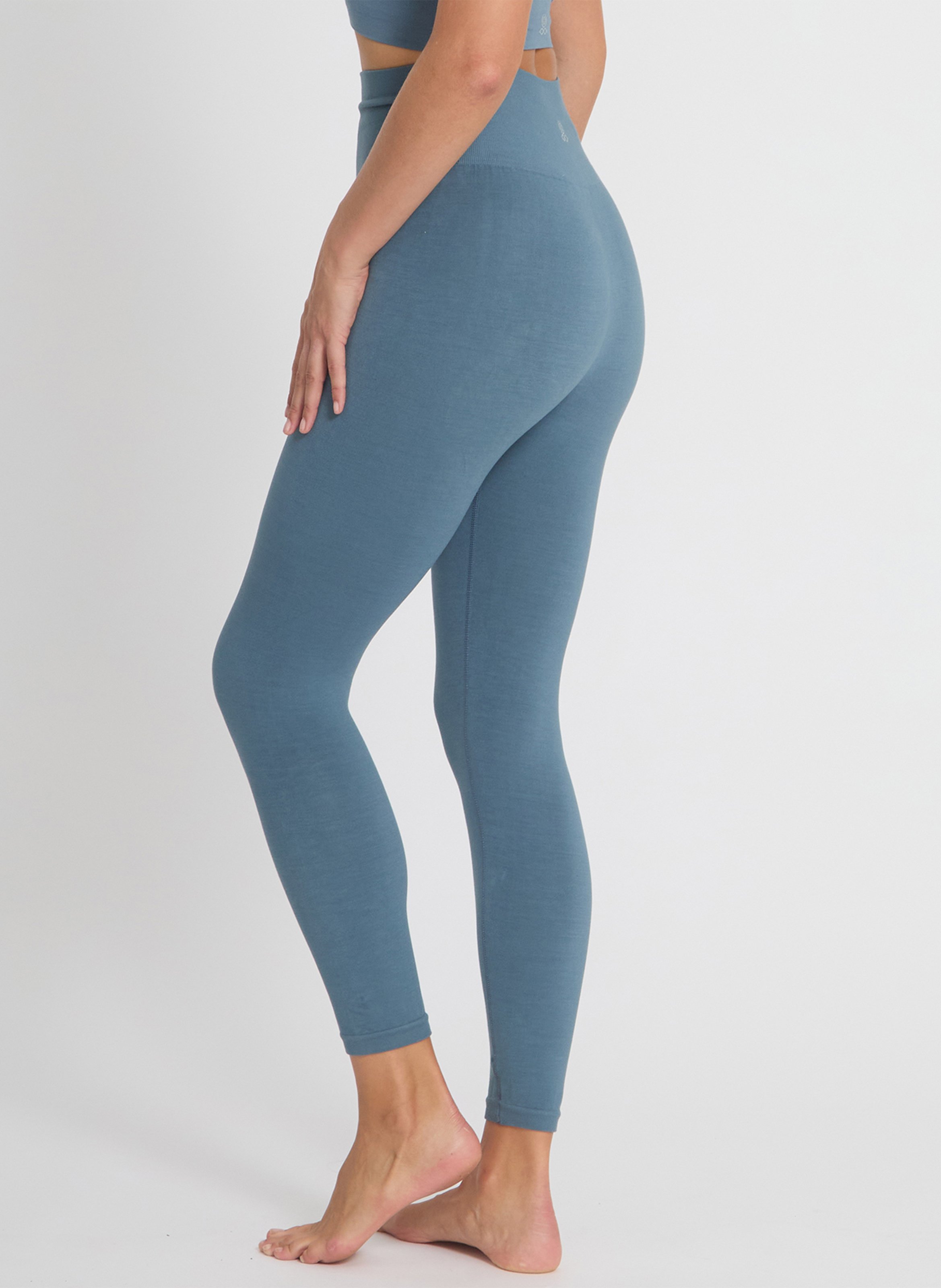 Legging de sport taille haute YOGA SEARCHER Bleu