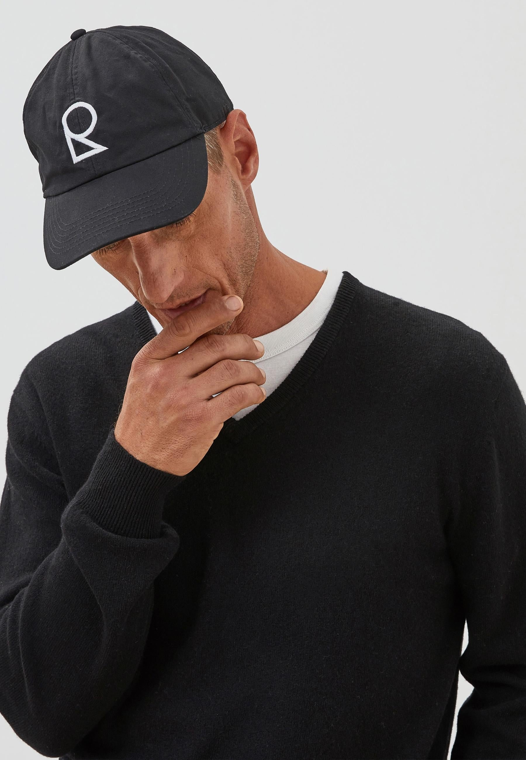 Pull homme col v cachemire RODIER Noir