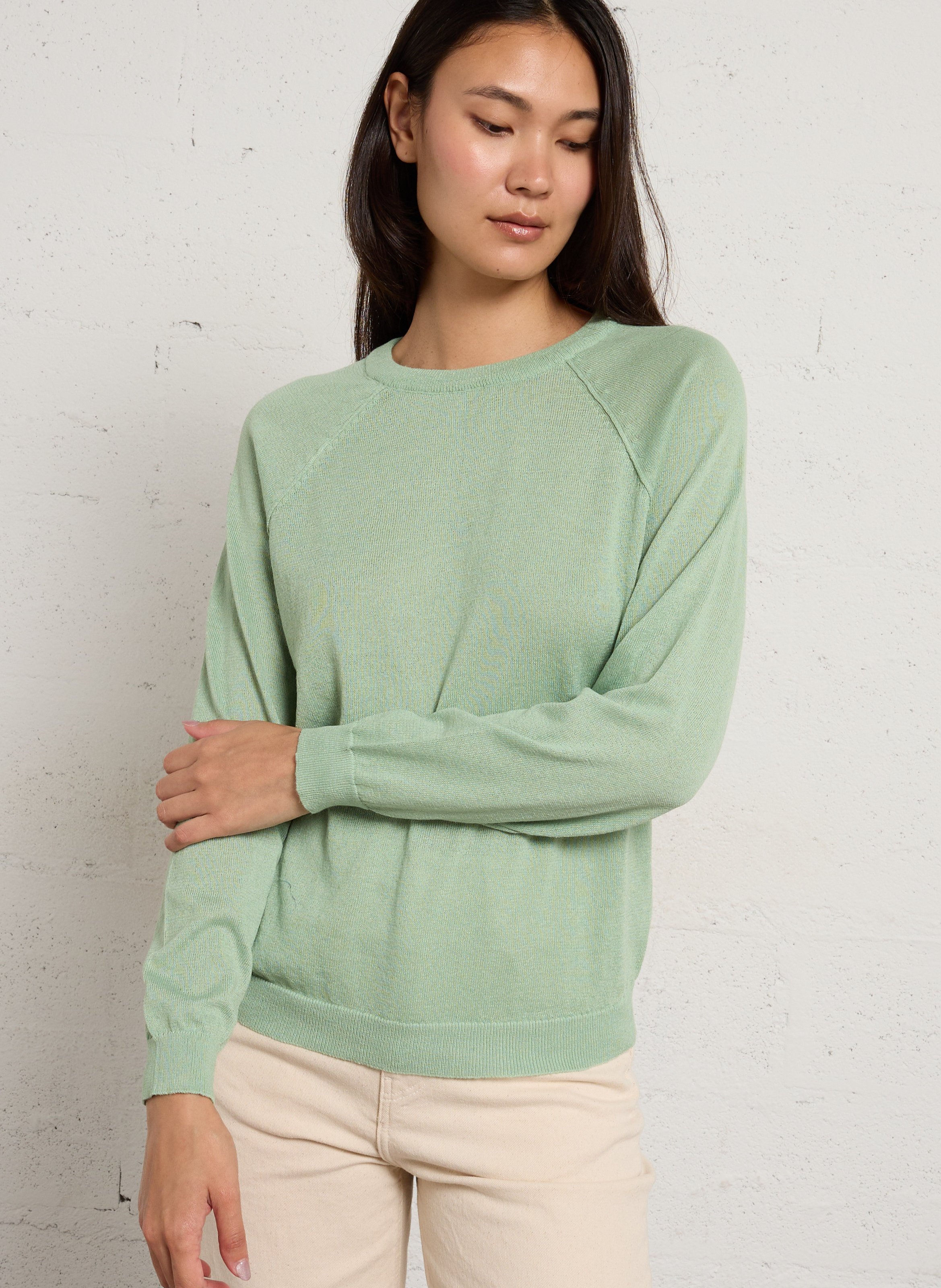 High-neck sweater SUD EXPRESS Green