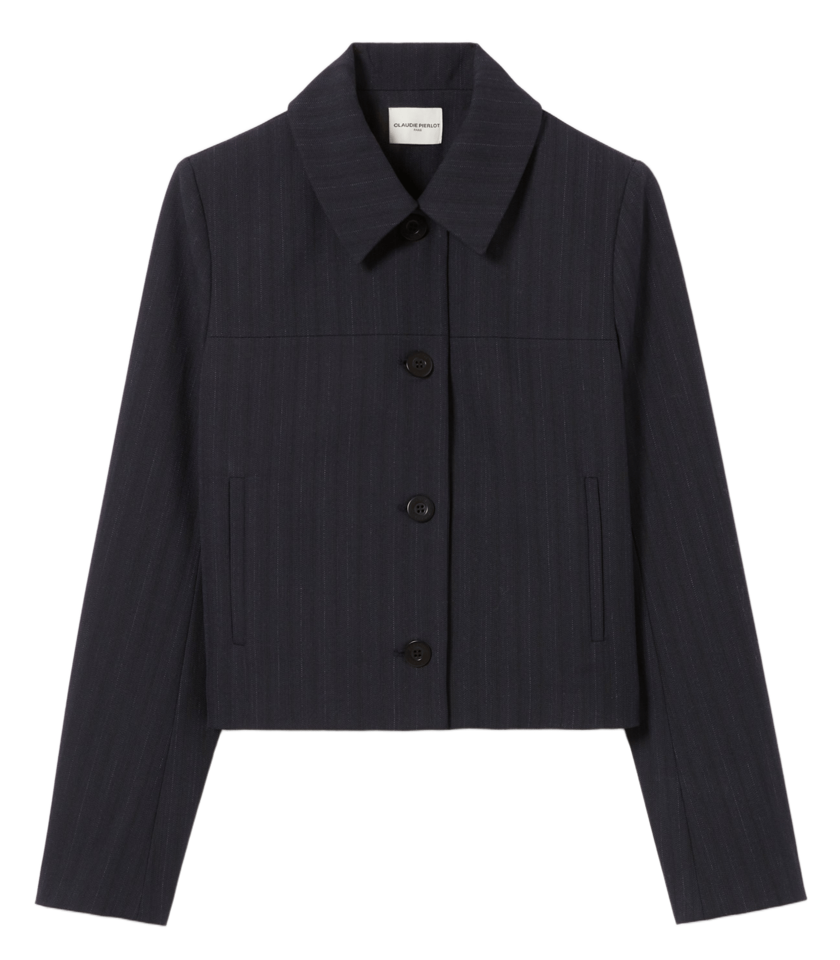 Veste tailleur à rayures en laine mélangée CLAUDIE PIERLOT Multicolore