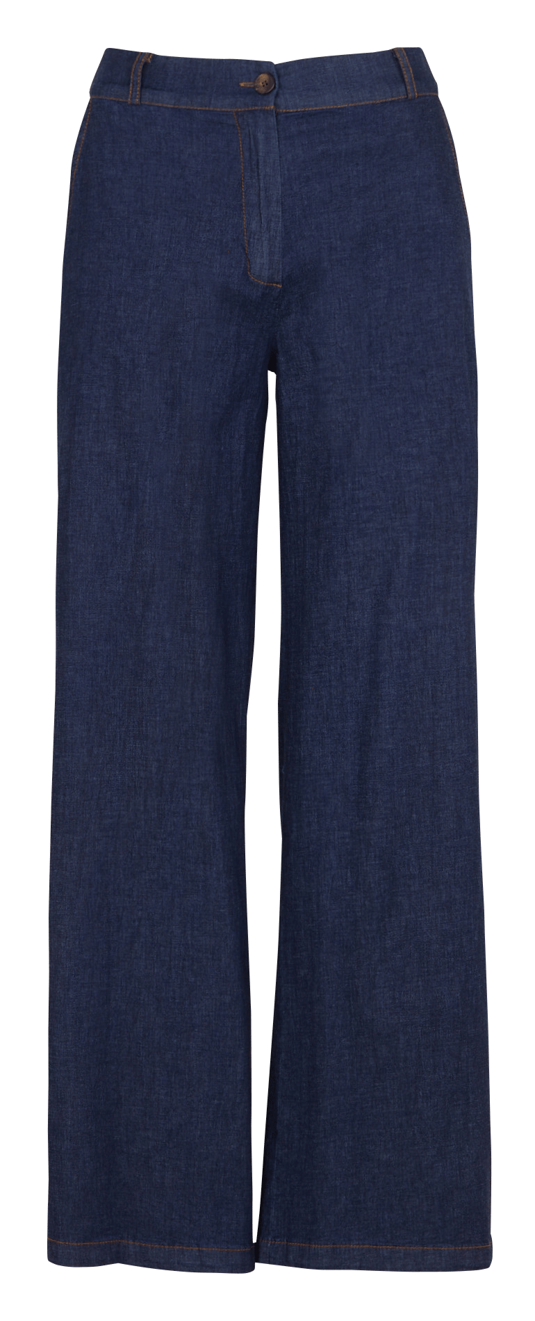 Flared jeans met hoge taille | katoenblend LA FEE MARABOUTEE