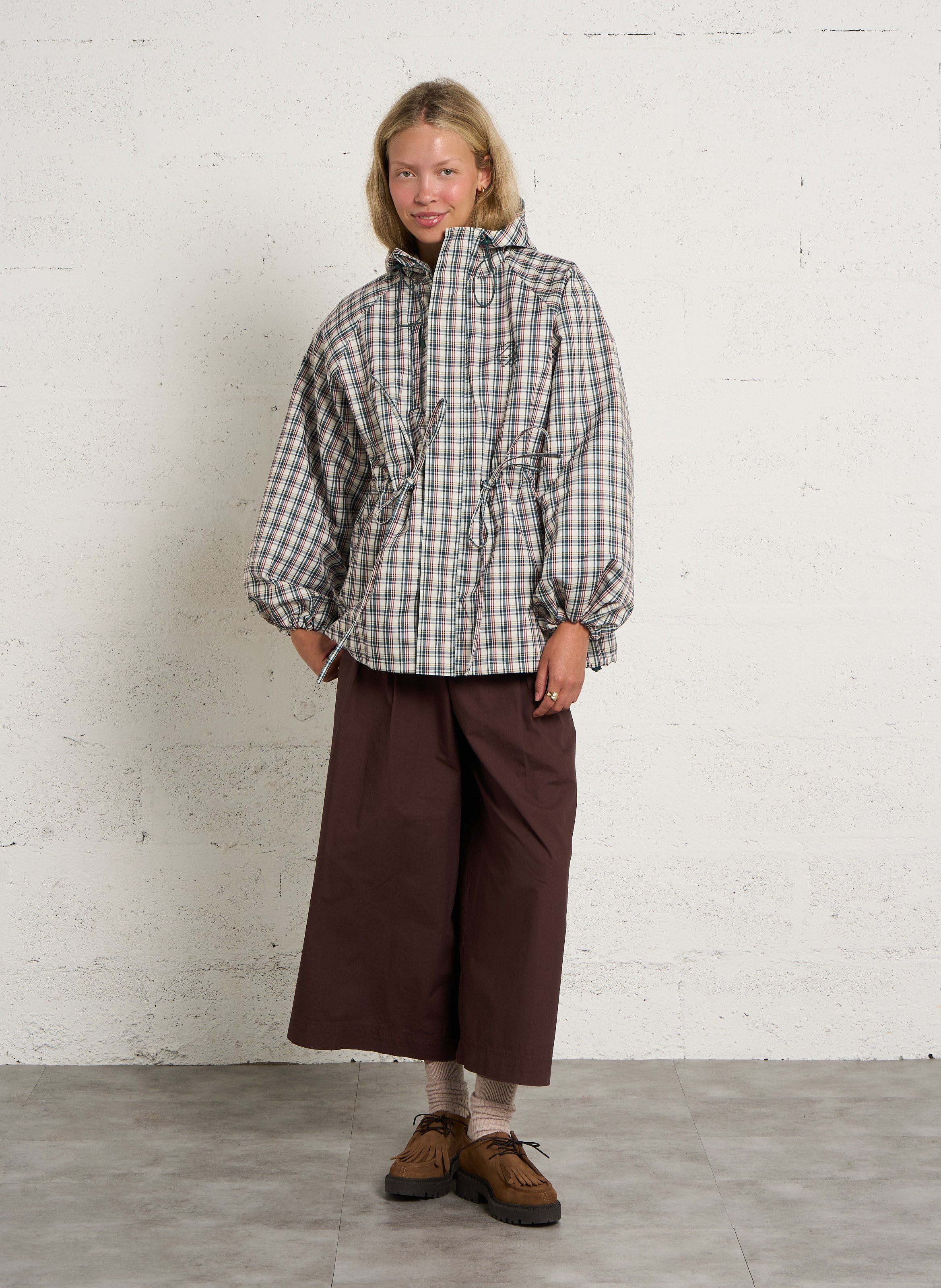 Oversized high-neck printed parka DAMSON MADDER Multicolored