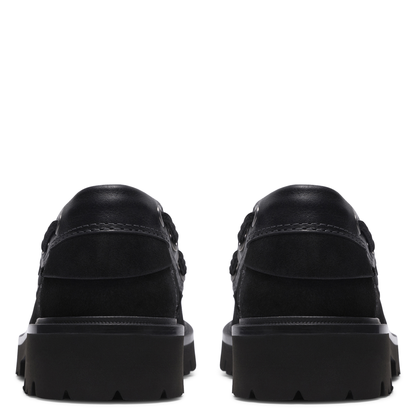Mocassins bi-matières en cuir CLARKS Noir