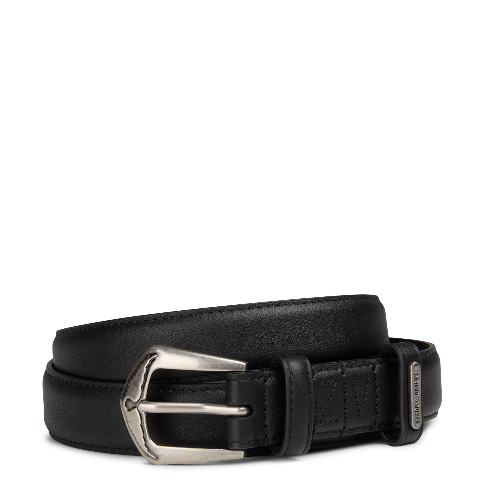 Leather belt ZADIG&VOLTAIRE Black