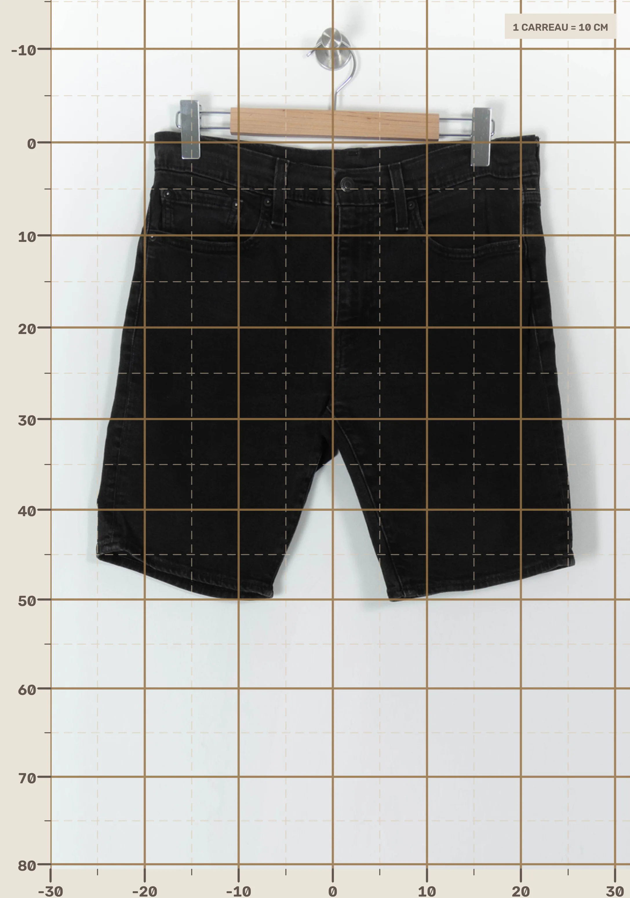 Shorts LEVI'S - Seconde main Black