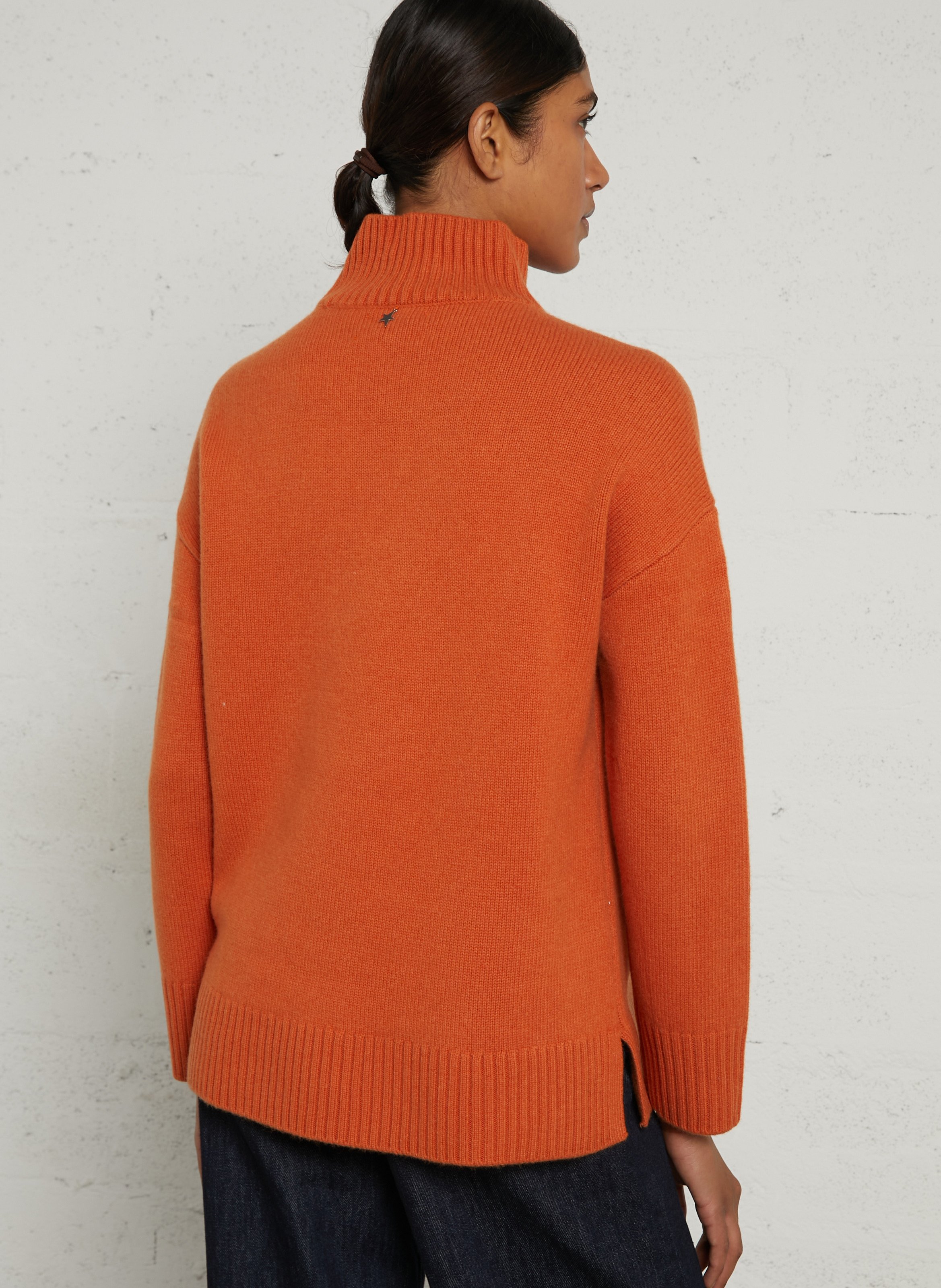 Wool high-neck jumper SUD EXPRESS Orange