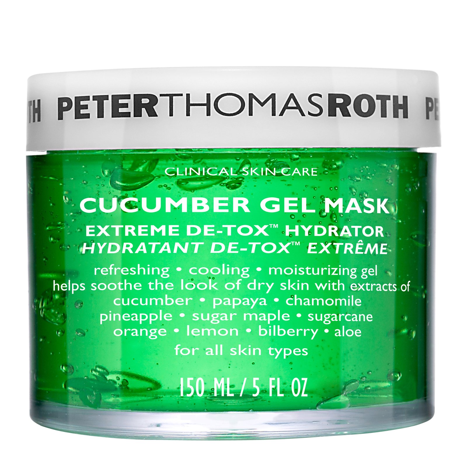 Cucumber De-Tox® Hydra-Gel Mask PETER THOMAS ROTH No color