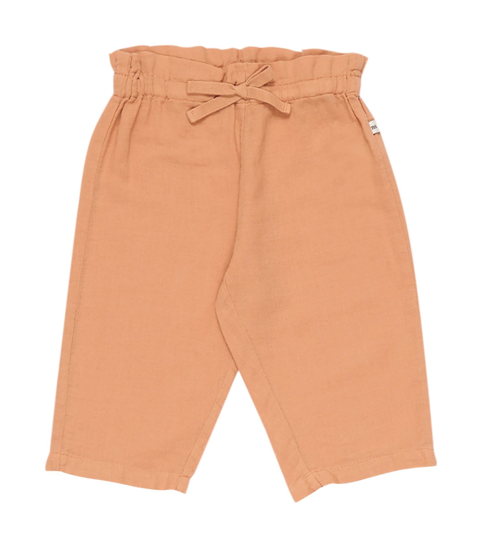 Gerade geschnittene Baumwollhose THE NEW SOCIETY Orange