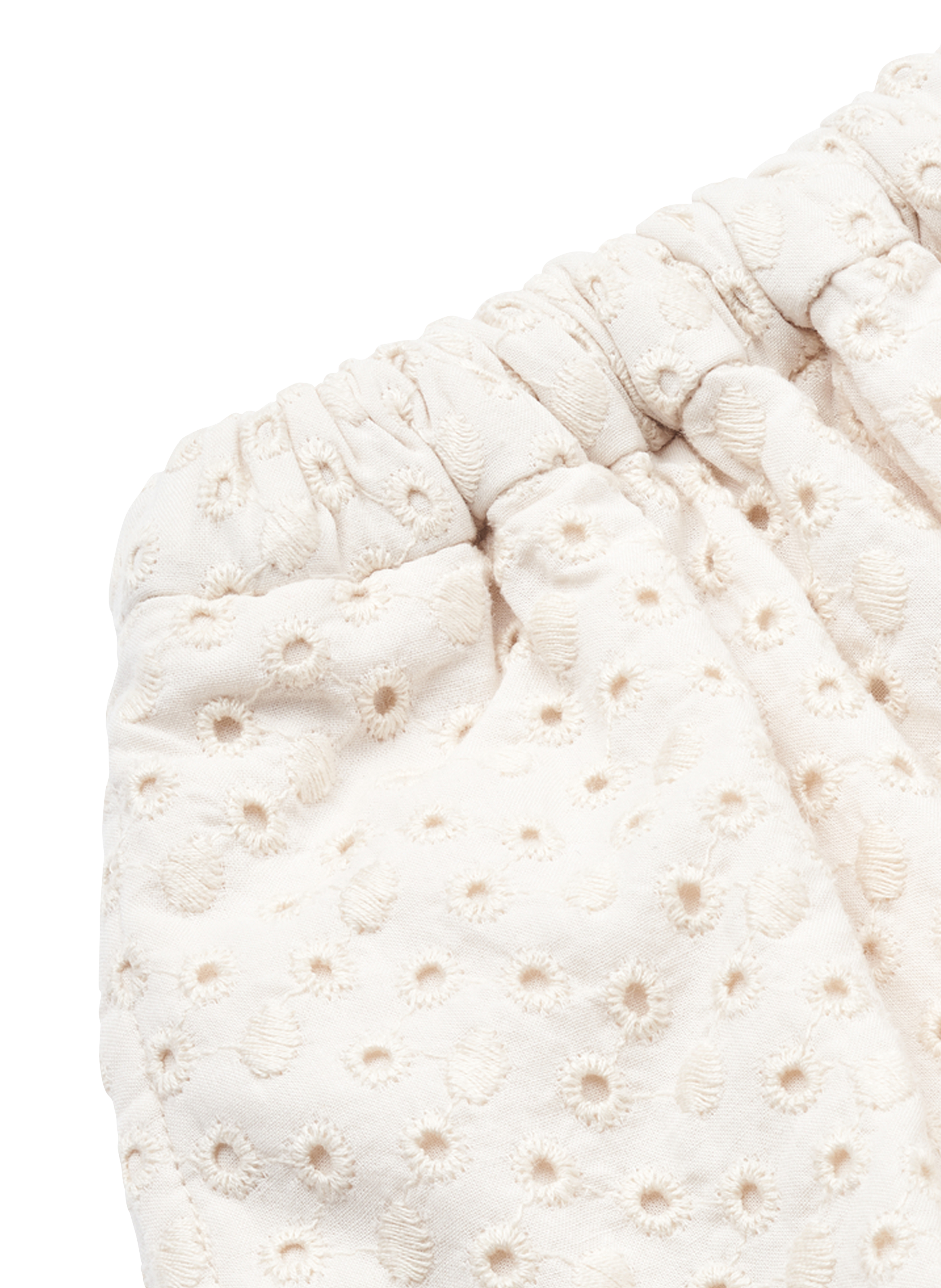 Short organic cotton broderie anglaise skirt LIEWOOD Beige