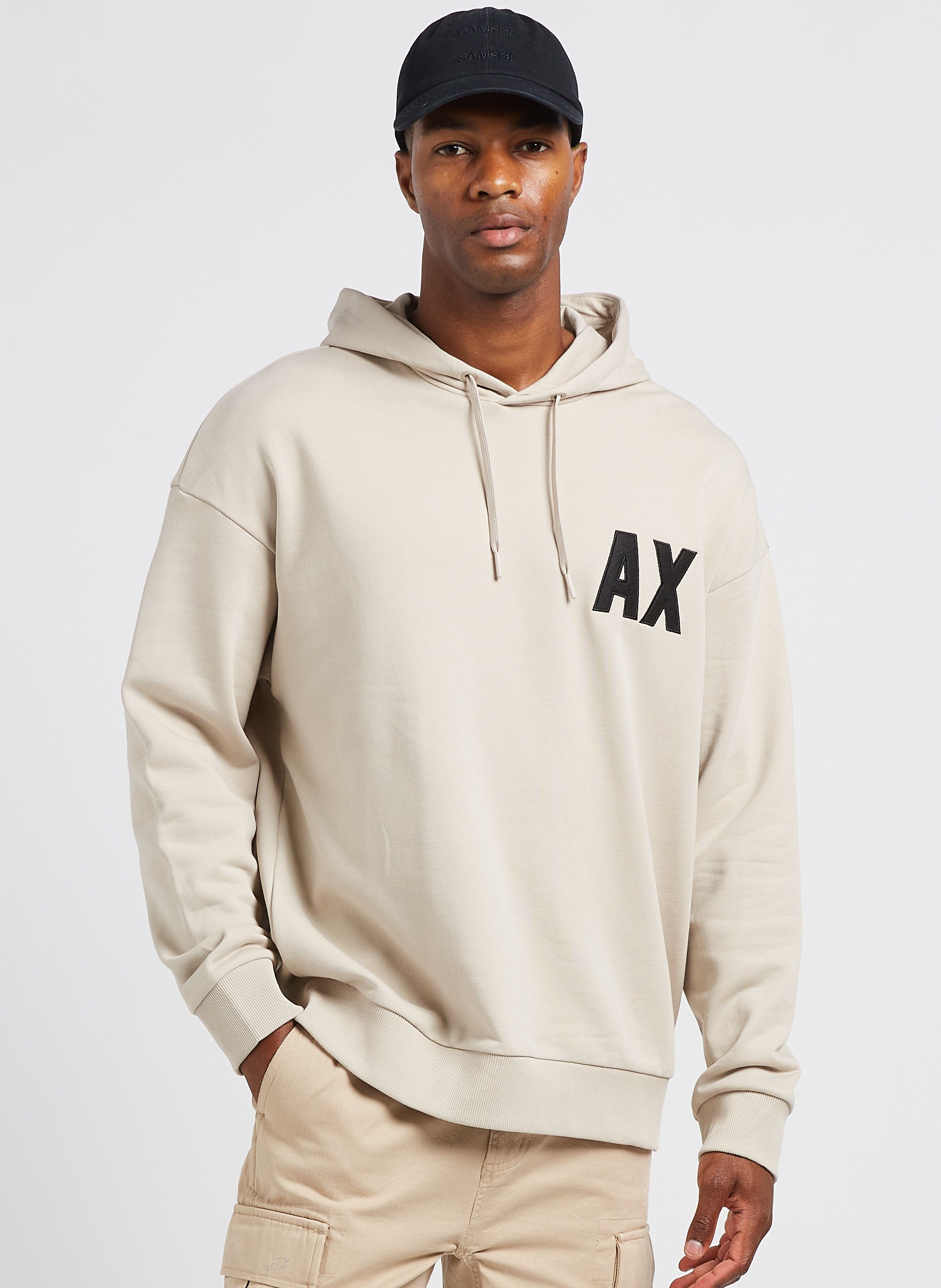 Sudadera De Algod n Con Capucha Silver Lining Armani Exchange