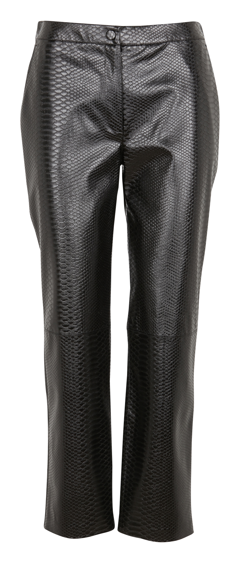 Pantalon droit effet croco TWINSET Noir