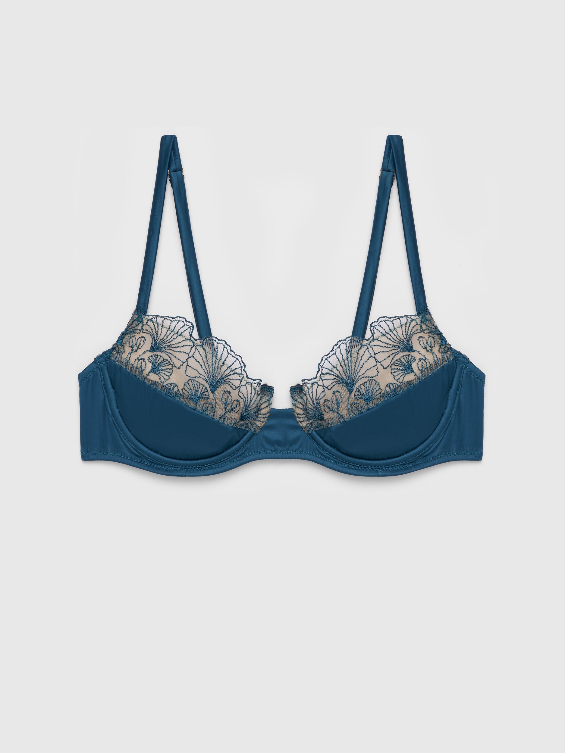 Soutien-gorge Simone Pérèle Noir Balconnet Tulle Brodé - Taille 85B, Neuf Avec étiquettes