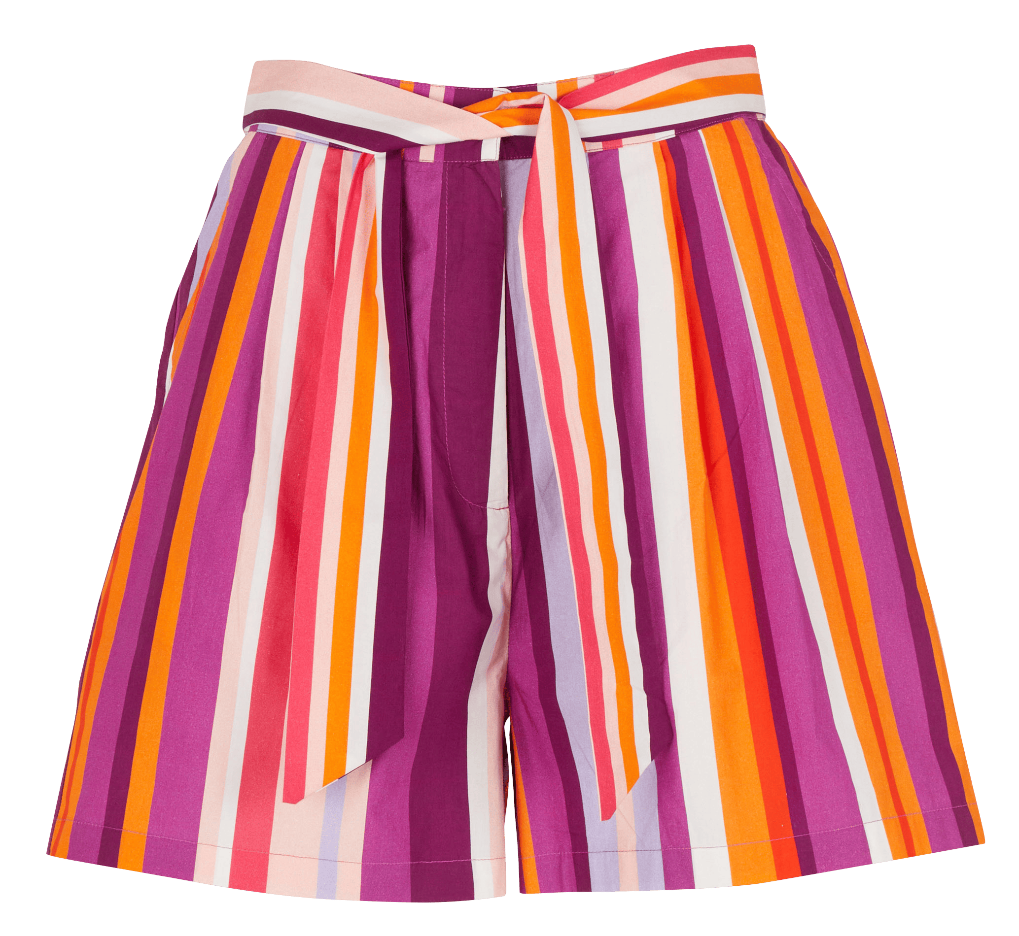 Short taille haute rayé en coton LA PETITE ETOILE Multicolore