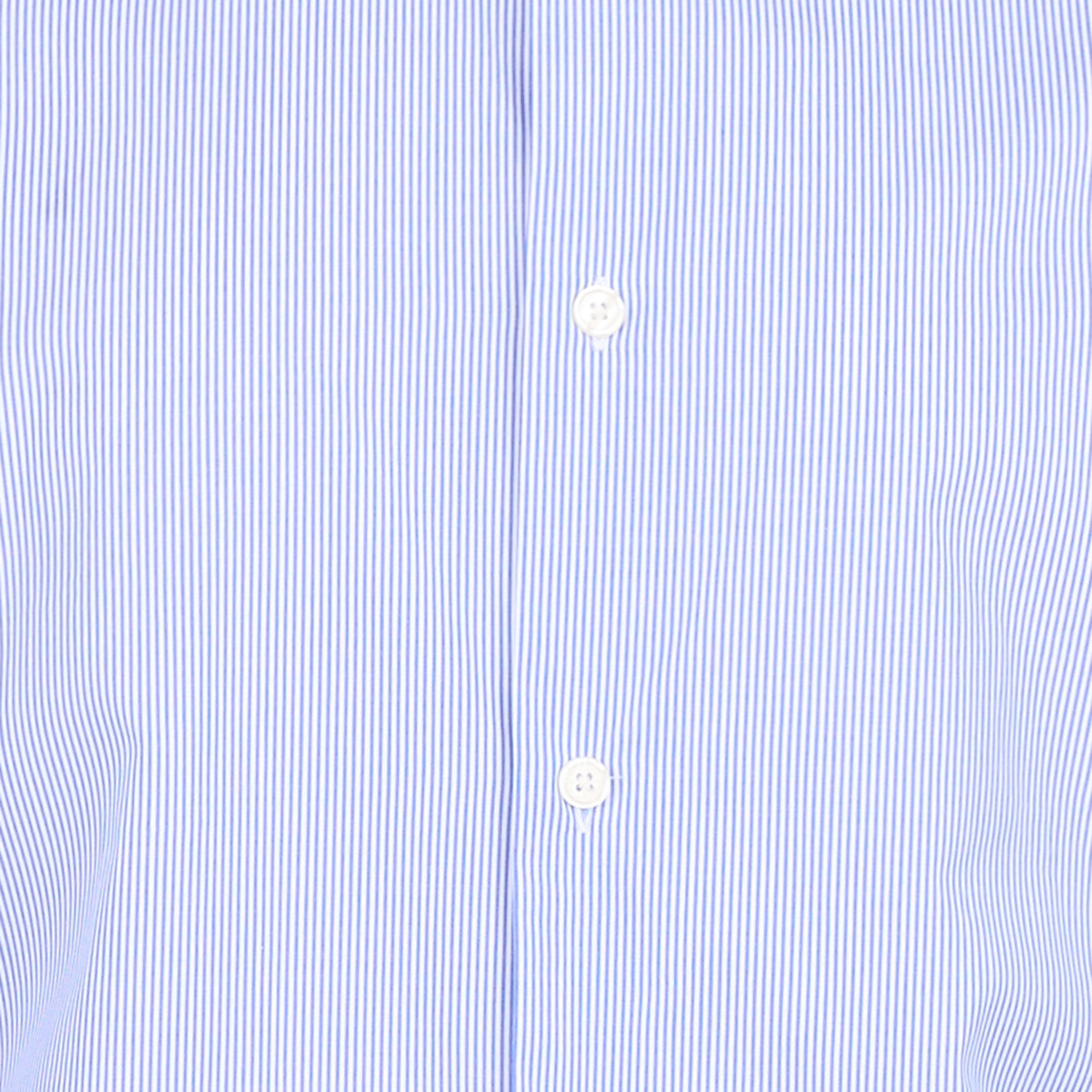 Slim striped cotton shirt AU PRINTEMPS PARIS Blue