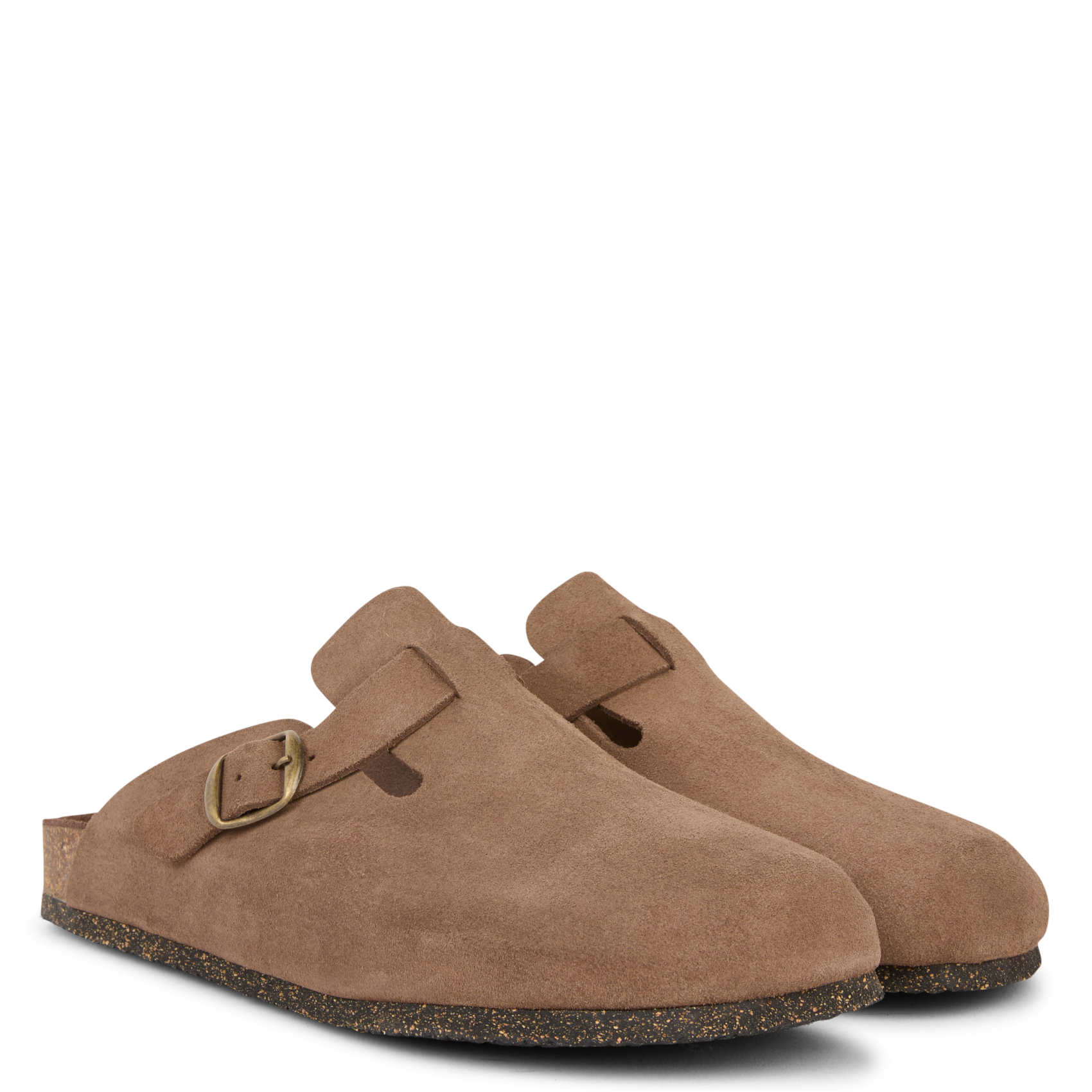 Leren instappers BOSABO Beige