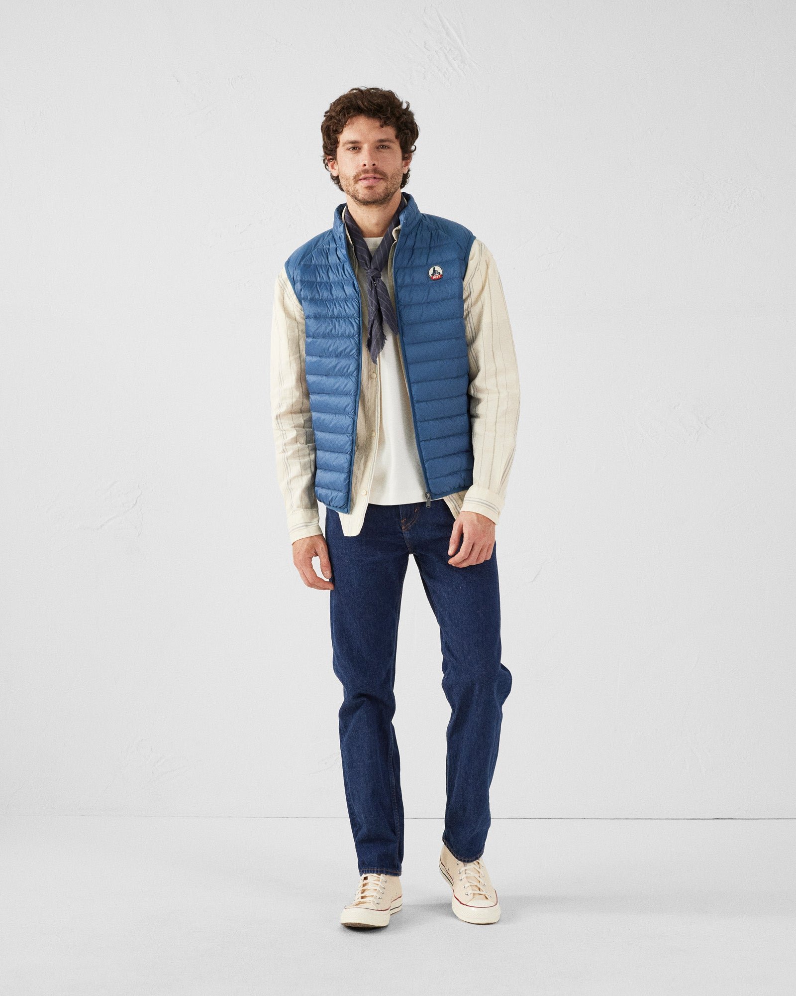 Sleeveless puffer jacket Tom JOTT Blue