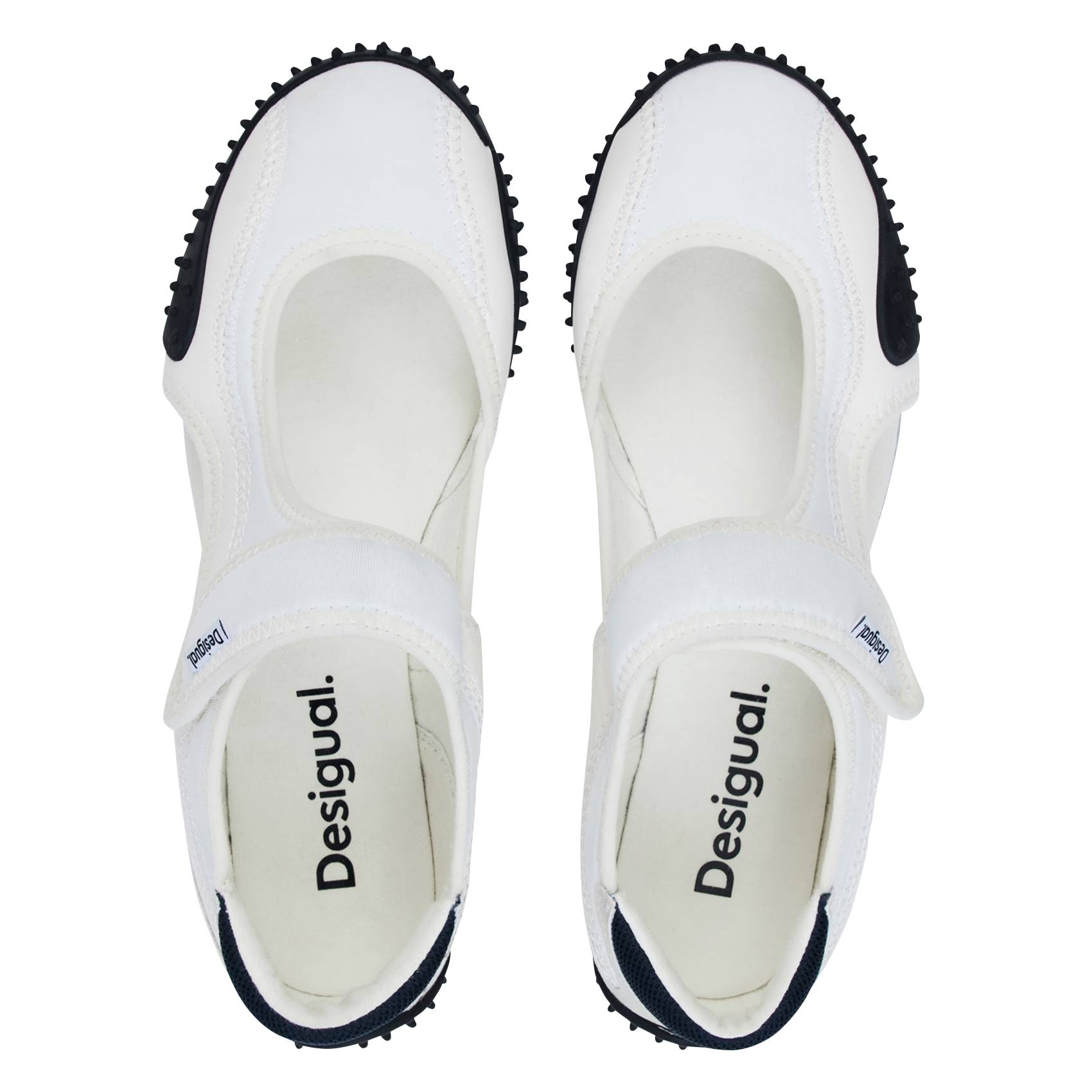 Low-top Velcro sneakers DESIGUAL White