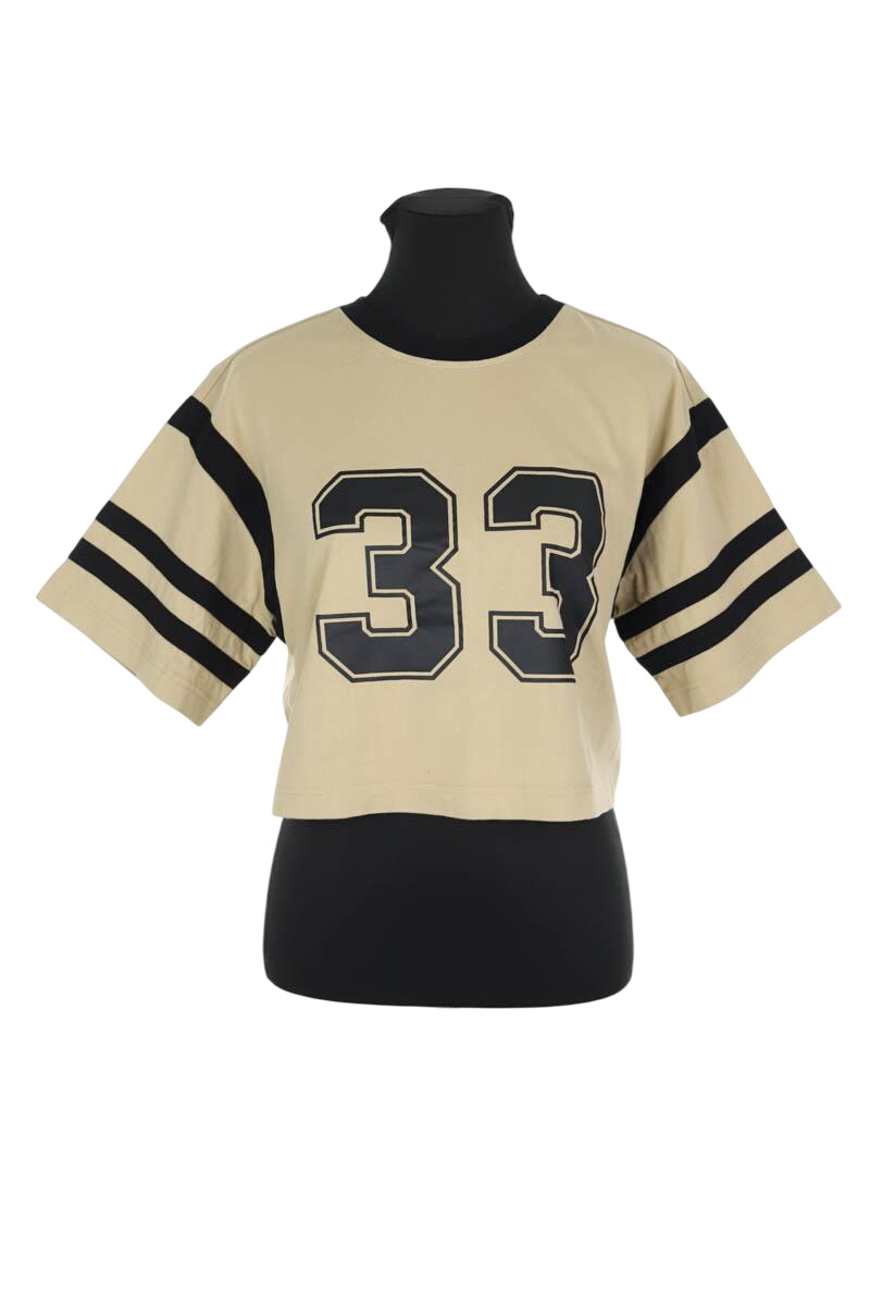 Cotton T-shirt LAURENCE BRAS - Seconde Main Beige