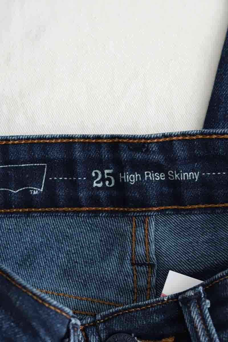 Cotton straight jeans LEVI'S - Seconde main Blue