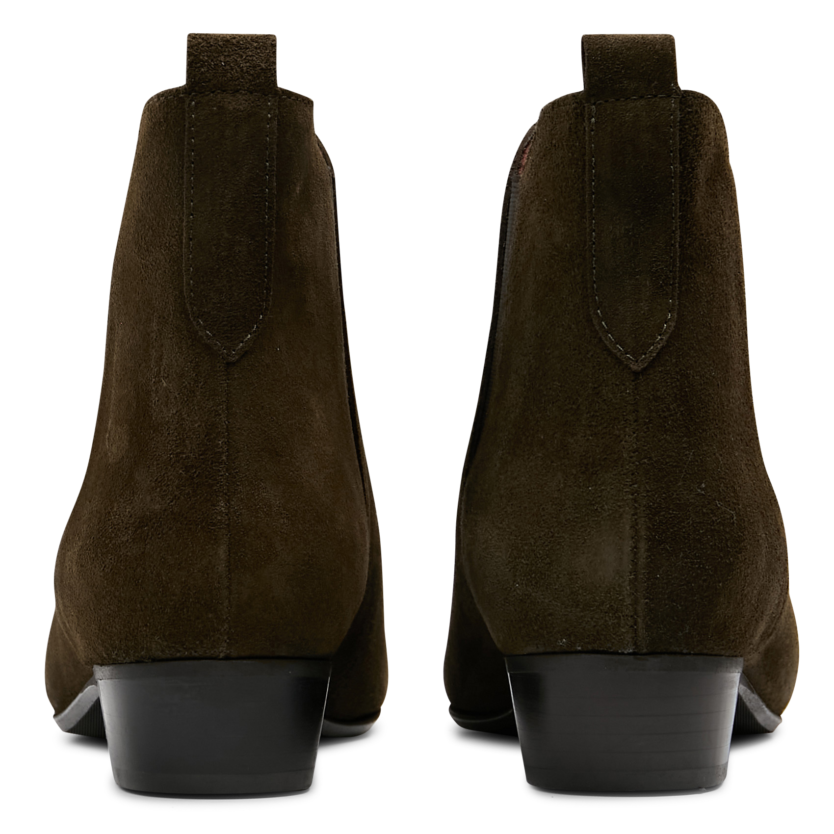 Bottines en cuir velours ANONYMOUS COPENHAGEN Vert