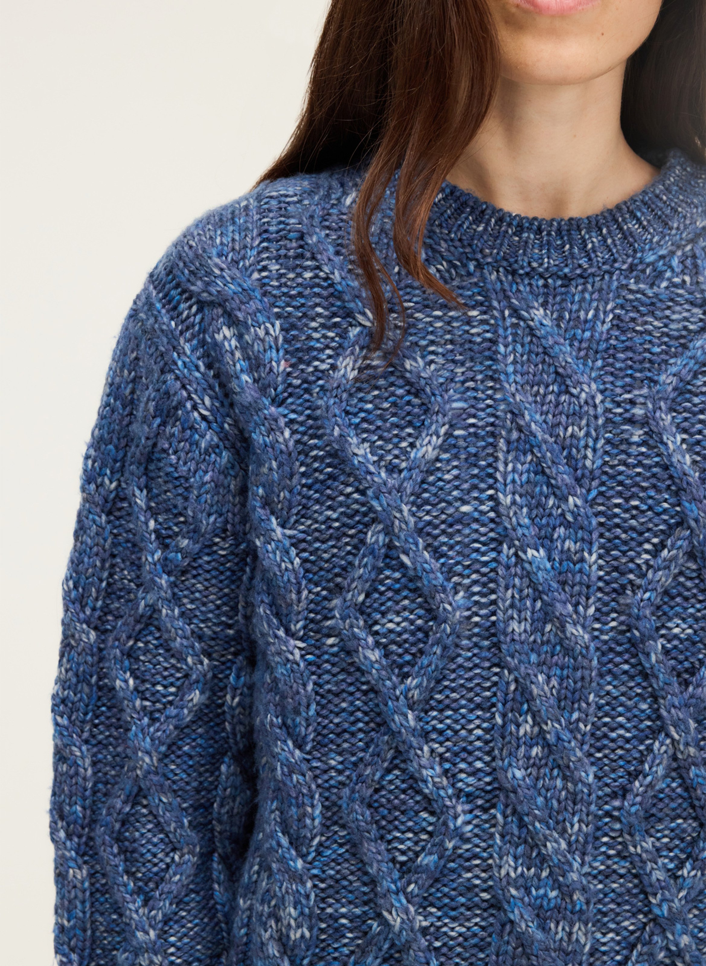High-neck sweater PABLO Blue