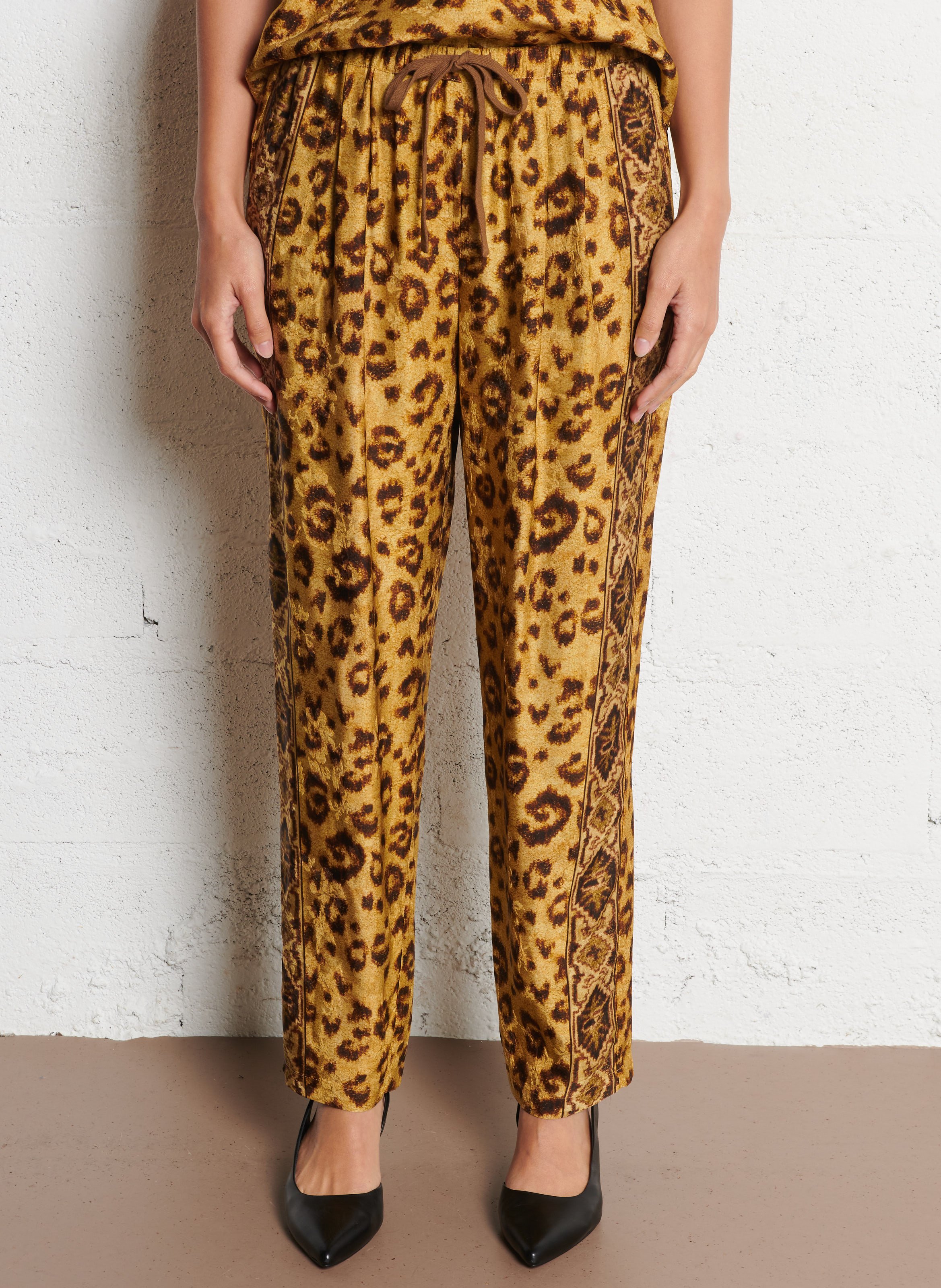 Pantalon fluide ajusté MES DEMOISELLES Multicolore