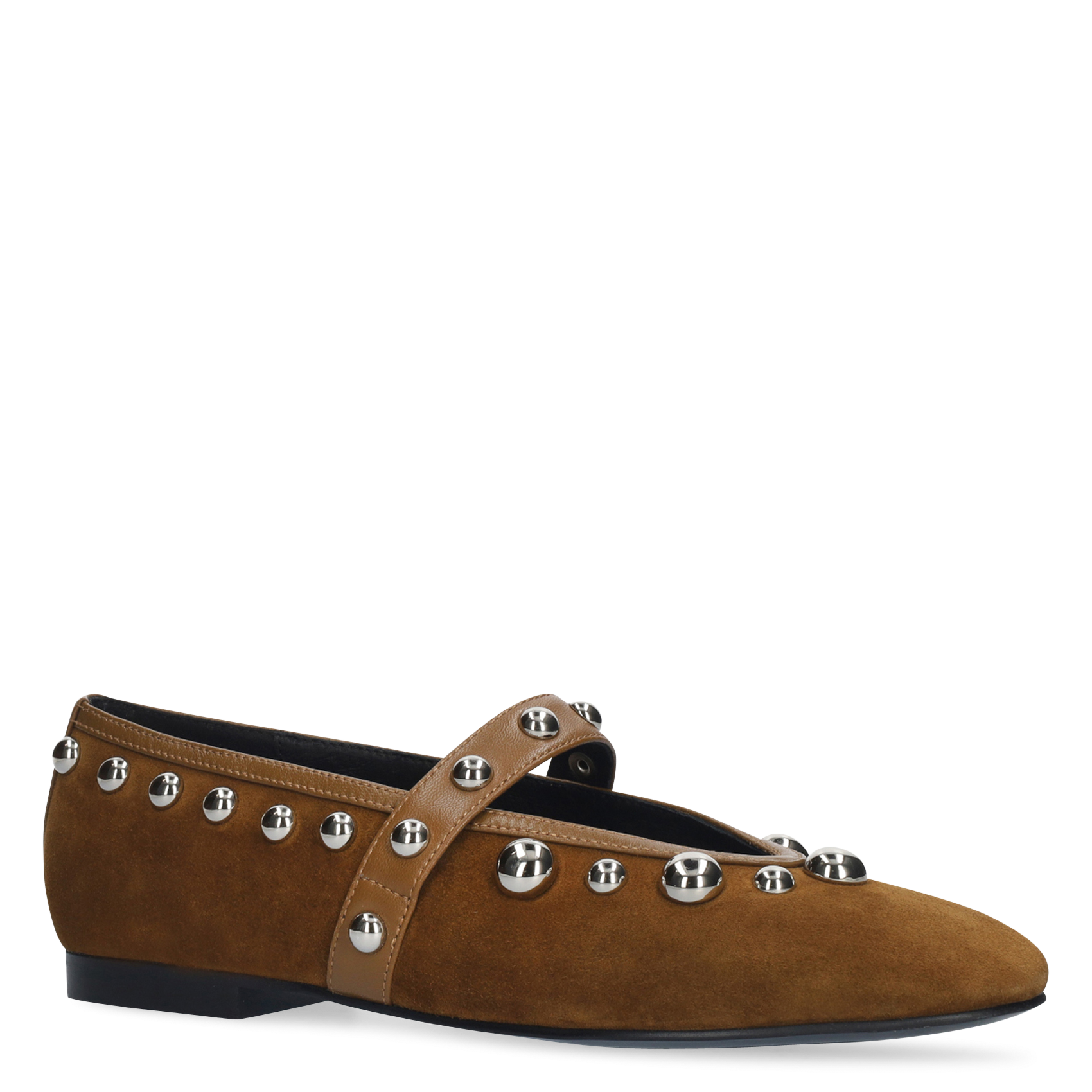 Ballerines en cuir BIBI LOU Marron