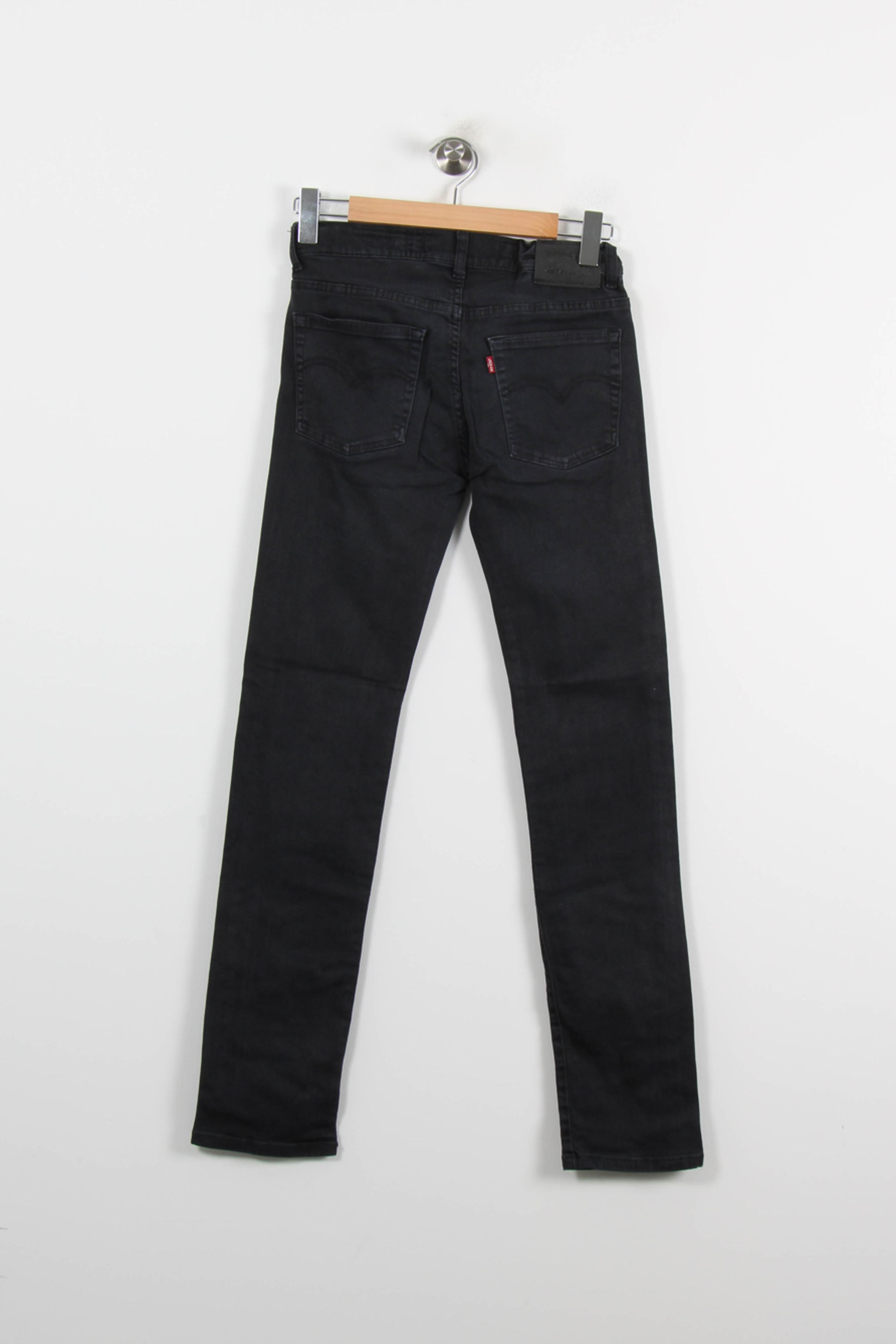 Cropped slim jeans with studs LEVI'S - Seconde main Blue