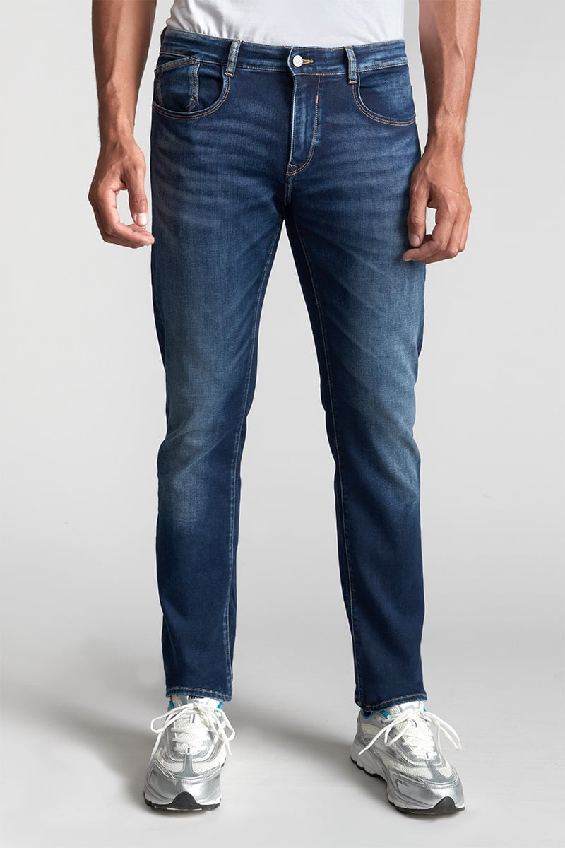 Straight jogger jeans 800/12 regular, length 34 LE TEMPS DES CERISES Blue