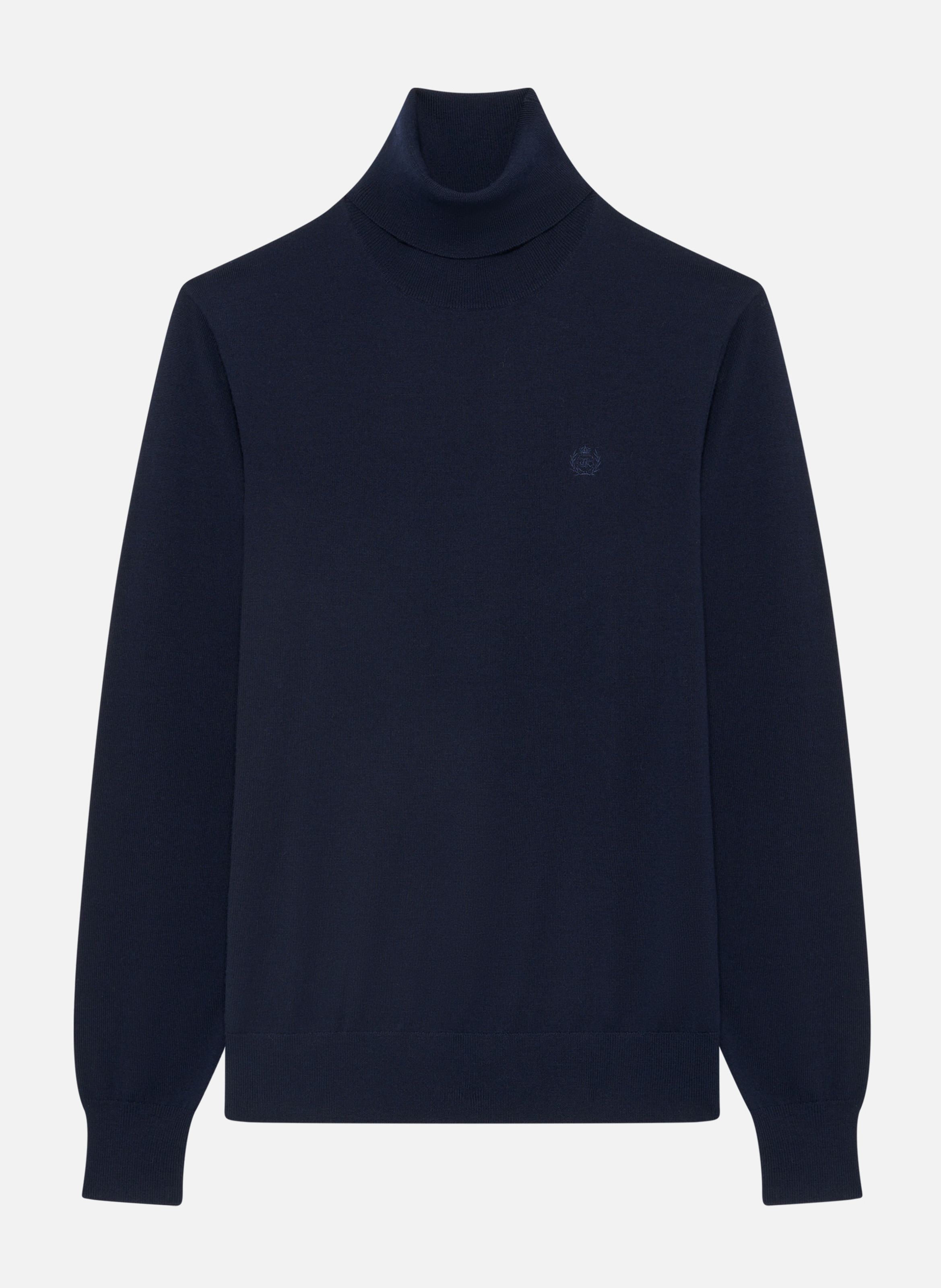 Merino wool roll-neck sweater THE KOOPLES Blue