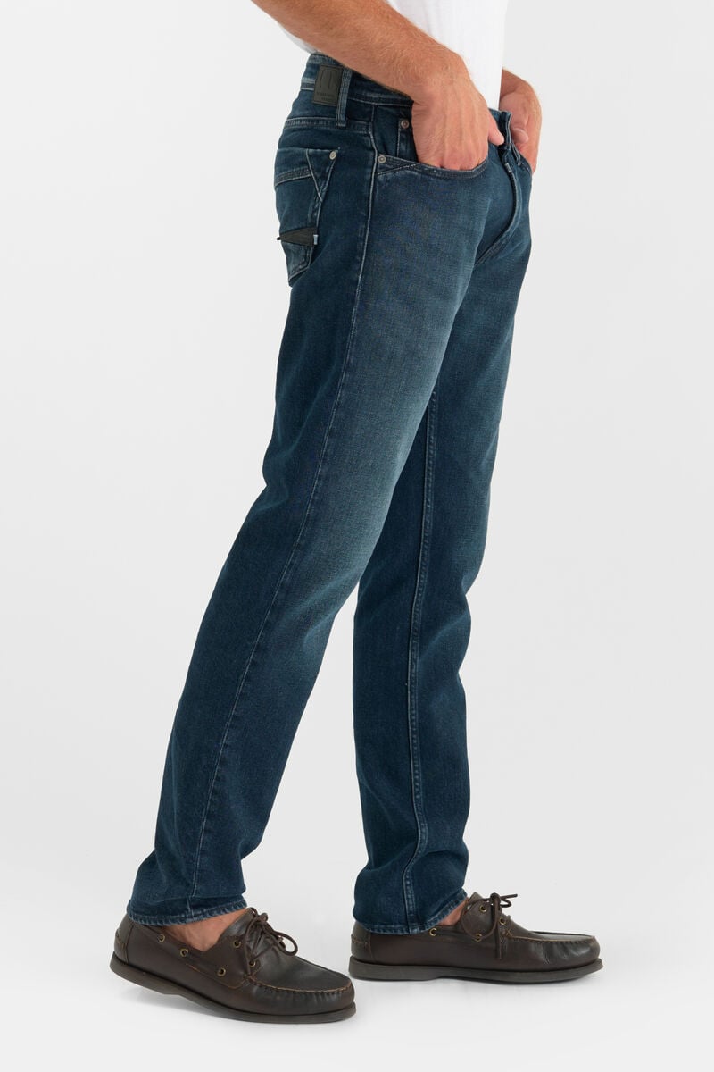 Straight leg jeans, length 34 LE TEMPS DES CERISES Blue