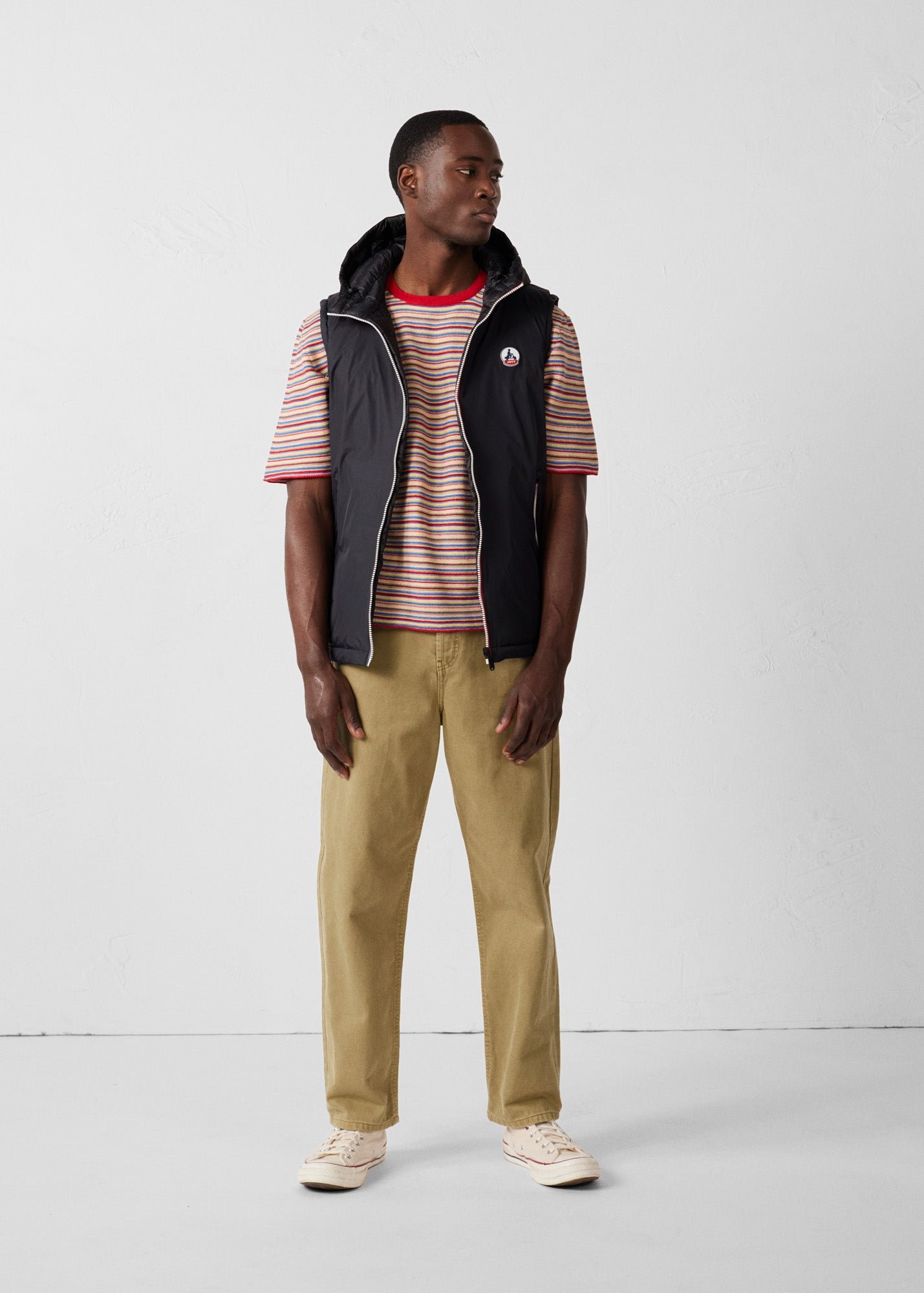 Doudoune réversible sans manches leudal JOTT Noir