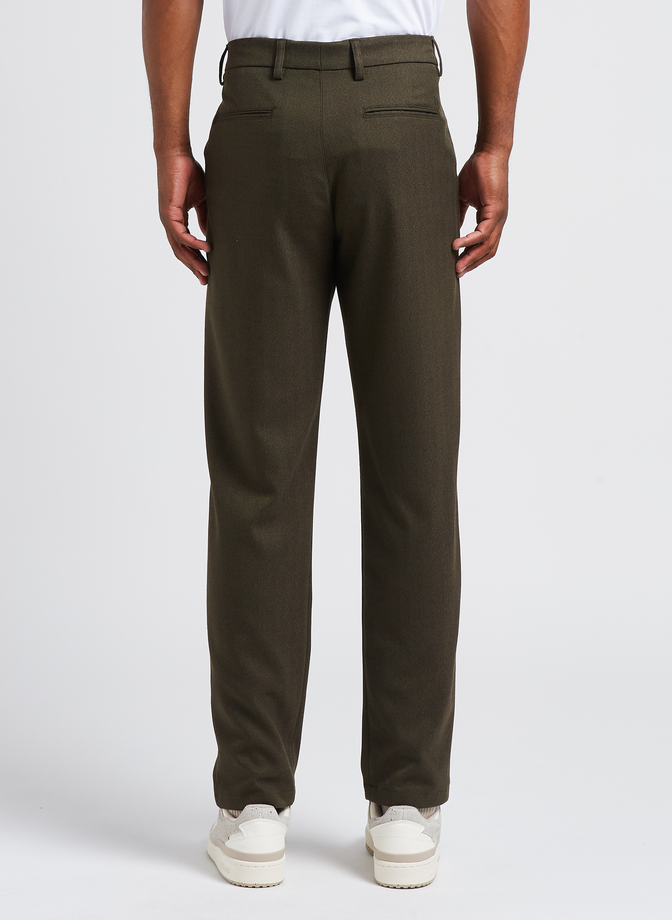 Kostuumbroek met visgraatmotiefje LES DEUX Veelkleurig