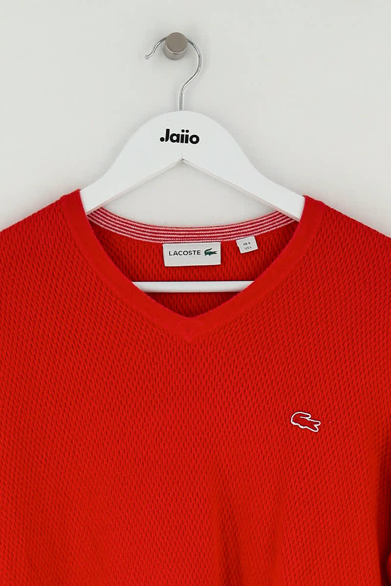 Sweater LACOSTE - SECONDE MAIN Red