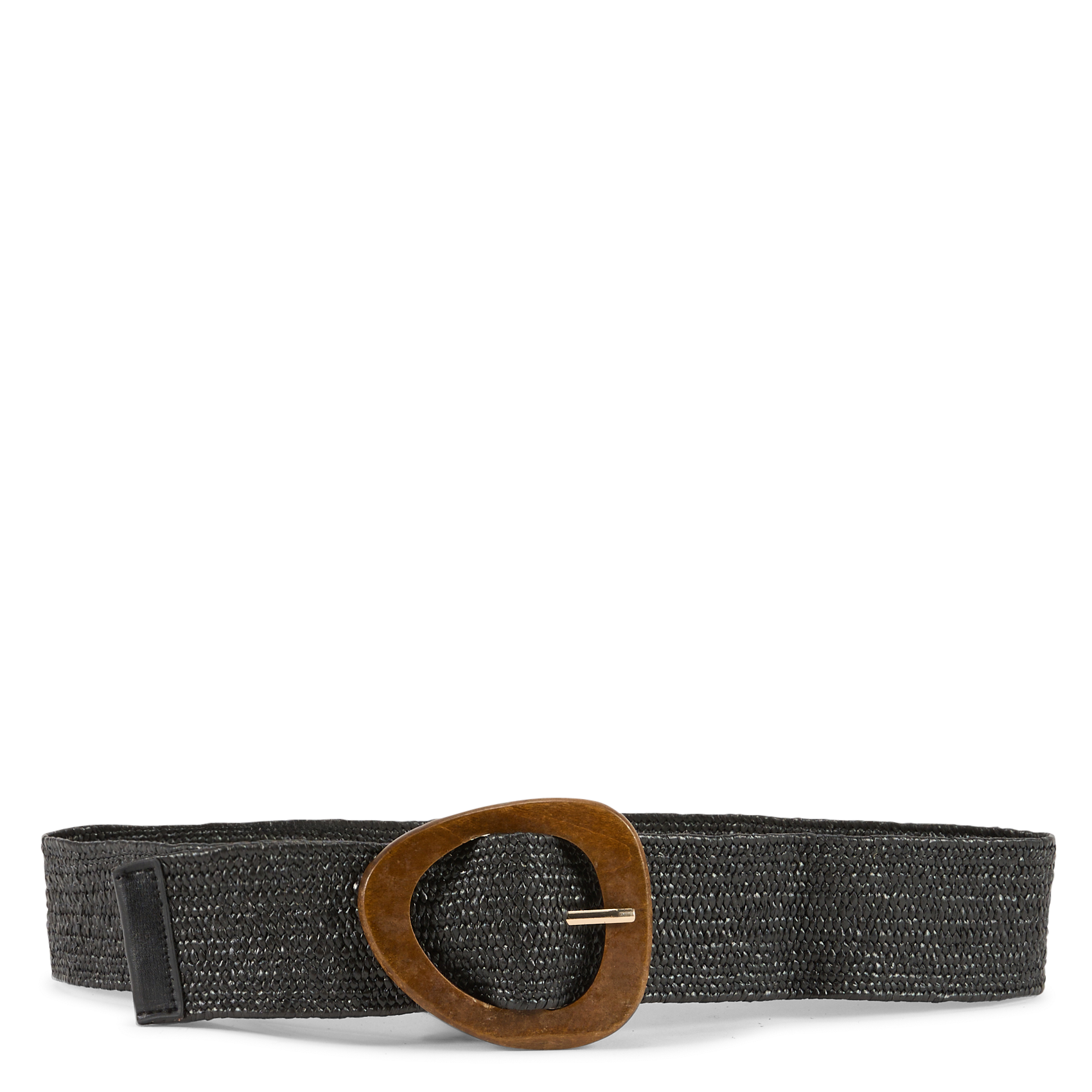 Geflochtener Strohgürtel LA FEE MARABOUTEE Schwarz