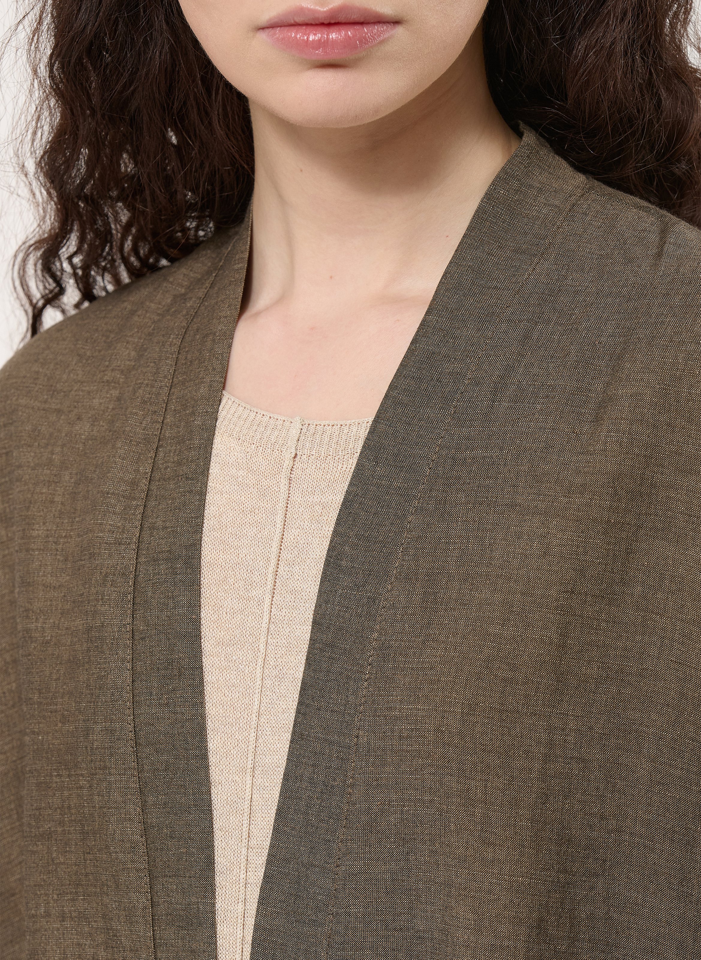 Kimono lungo oversize monocolore HUMILITY Marrone