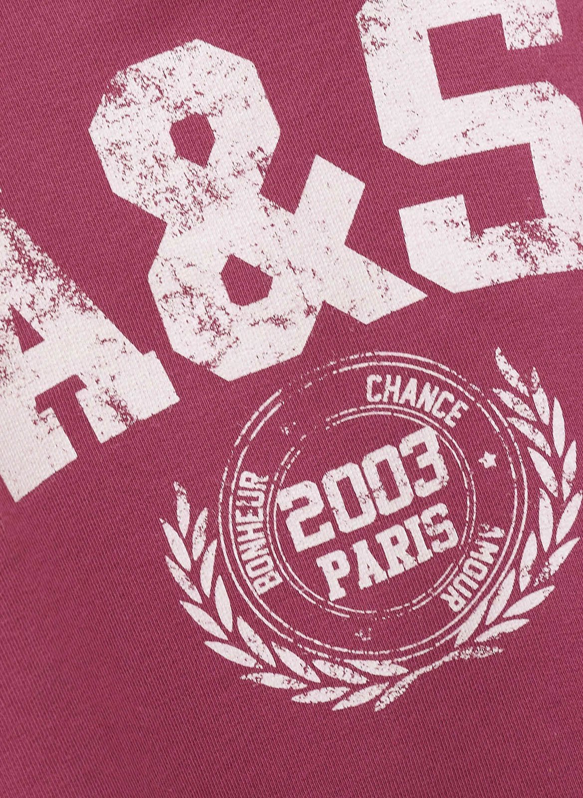 Sweat imprimé en coton BA&SH Rose