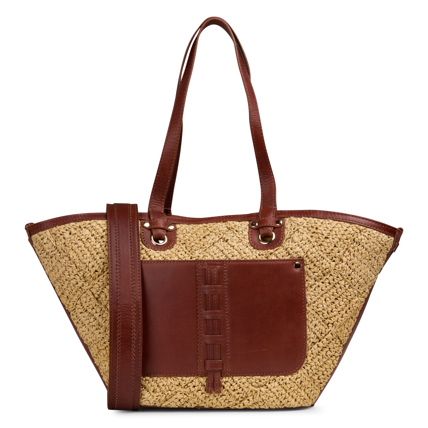 Rieten mand MAISON 123 Wit