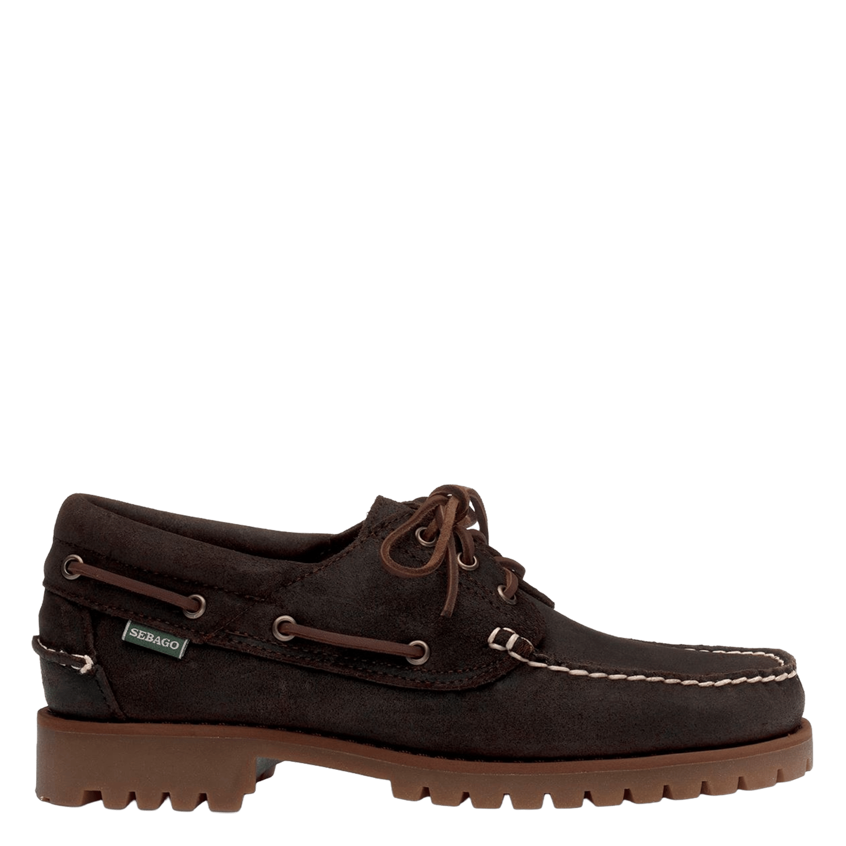 Mocassins à lacets en cuir SEBAGO Marron