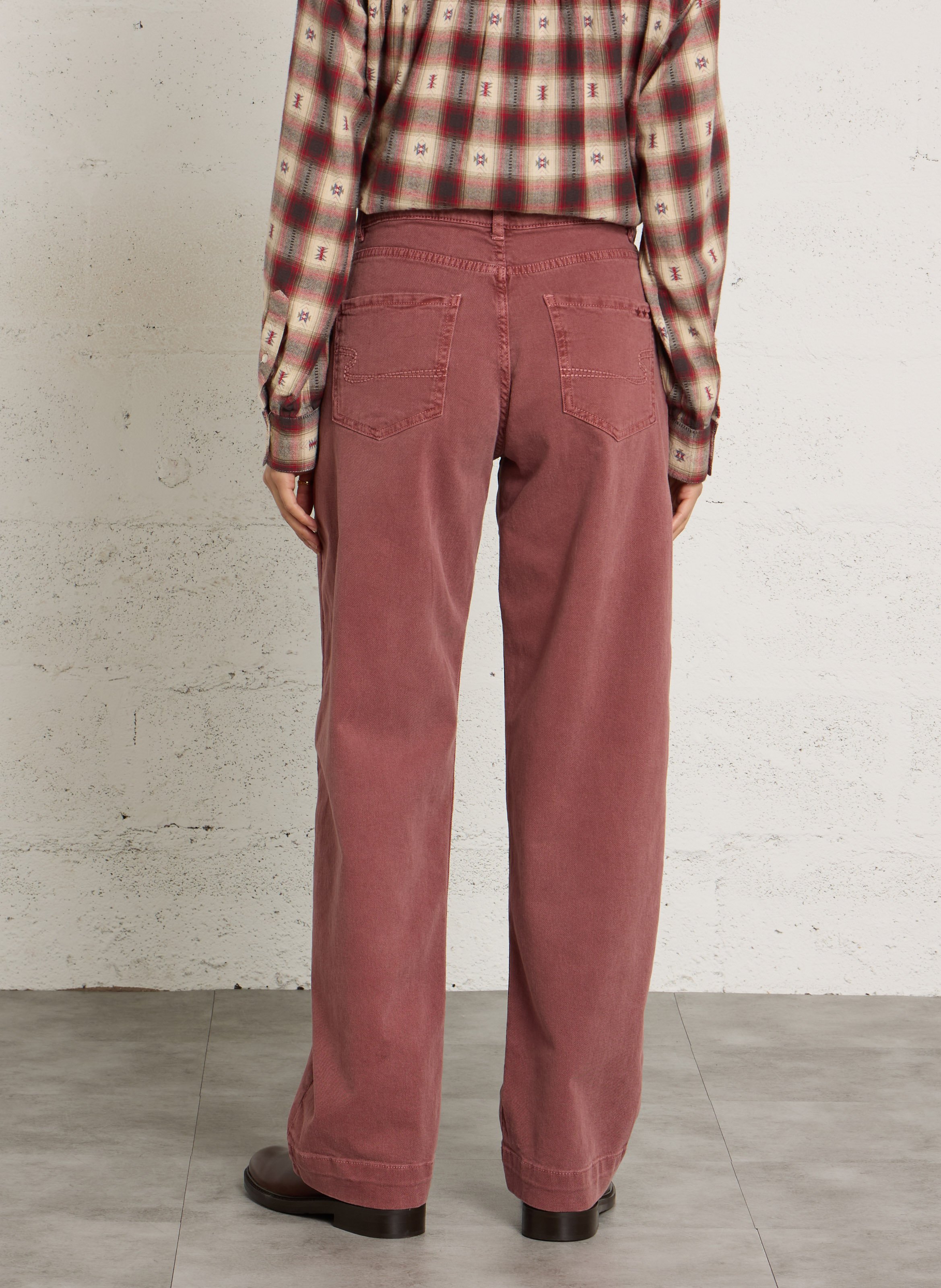Boyfit Jeans aus Baumwoll-Mix SUD EXPRESS Violett
