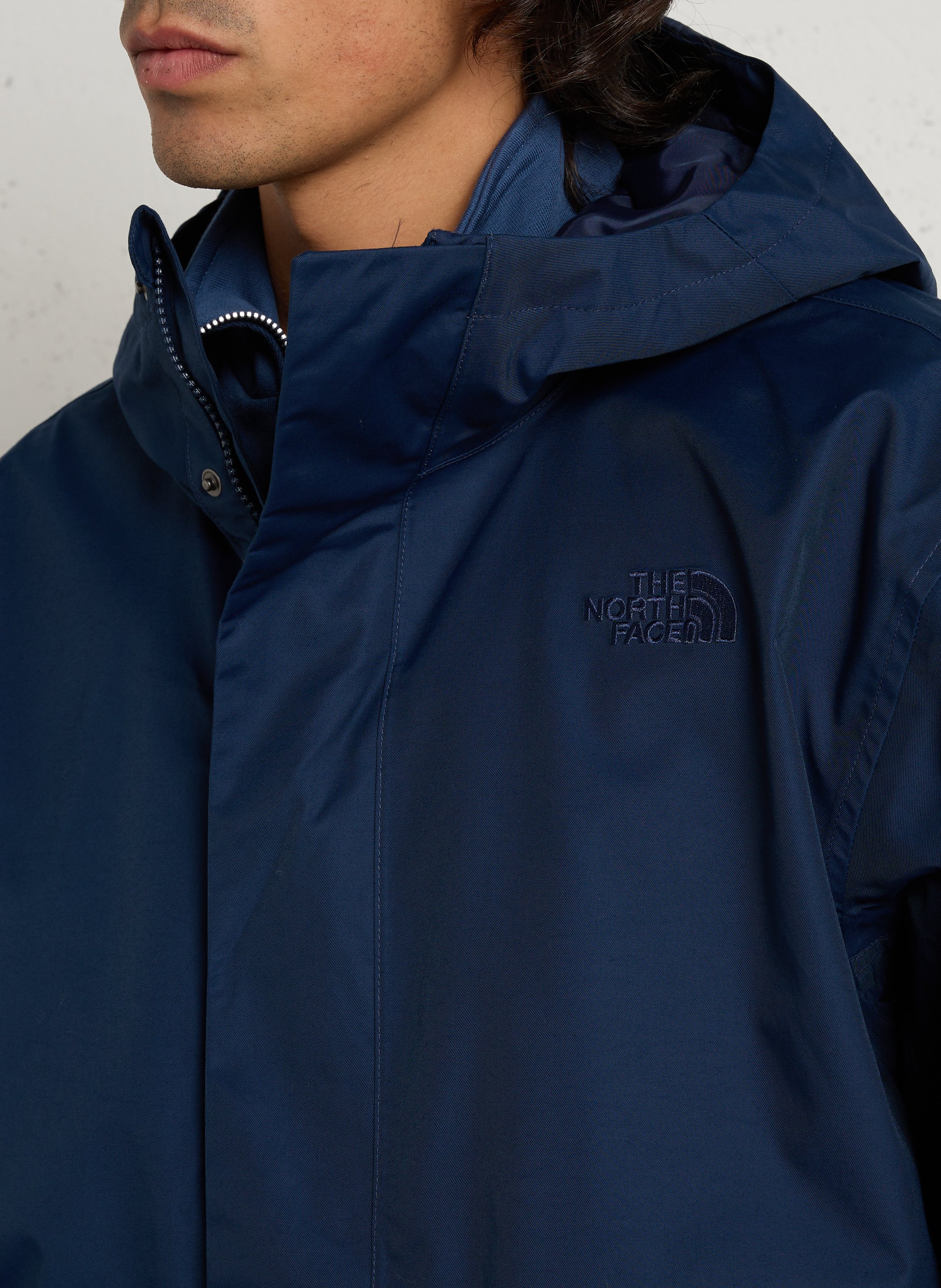 Veste imperméable ample en coton mélangé THE NORTH FACE Bleu