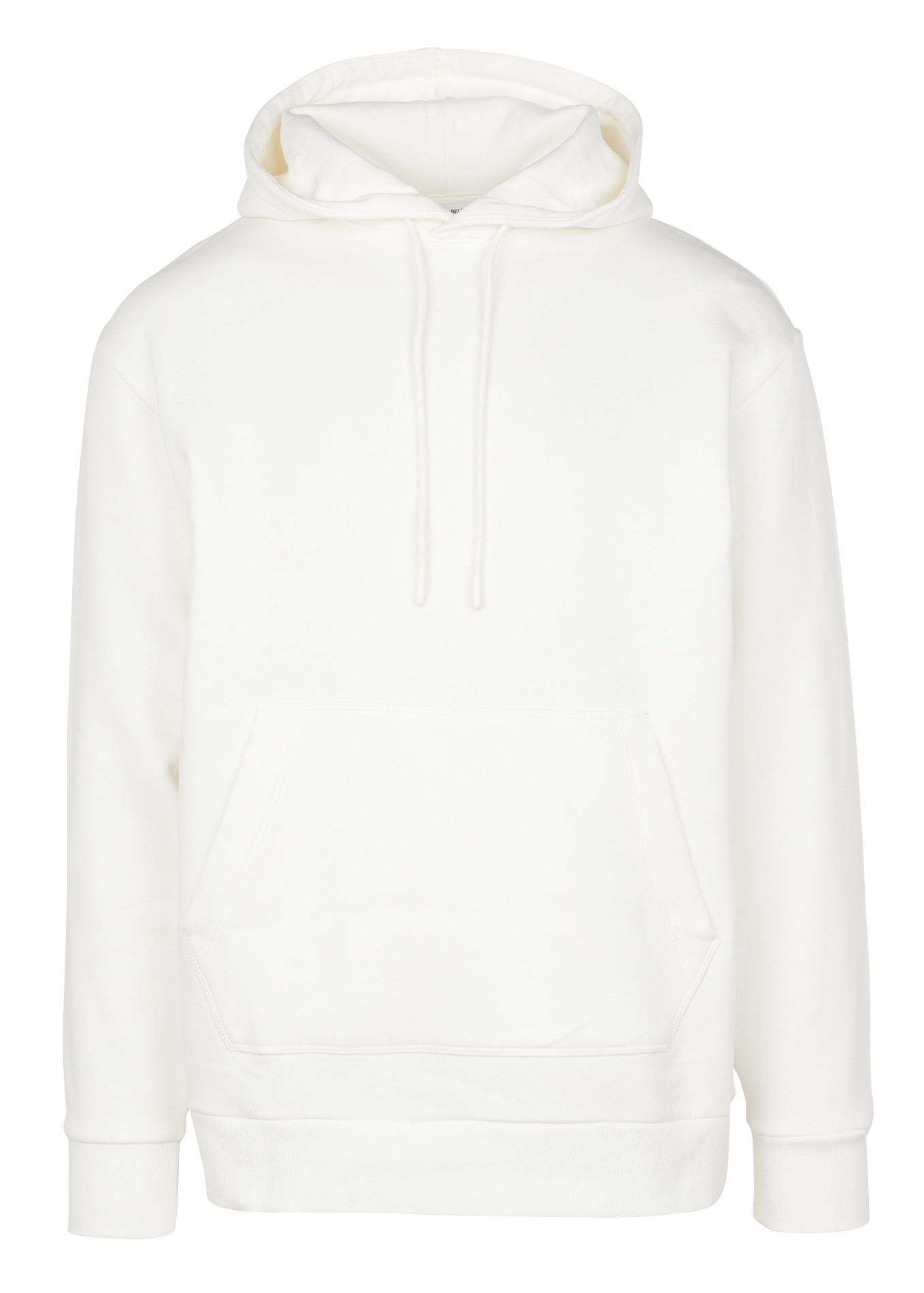 Cotton hoodie SELECTED Beige