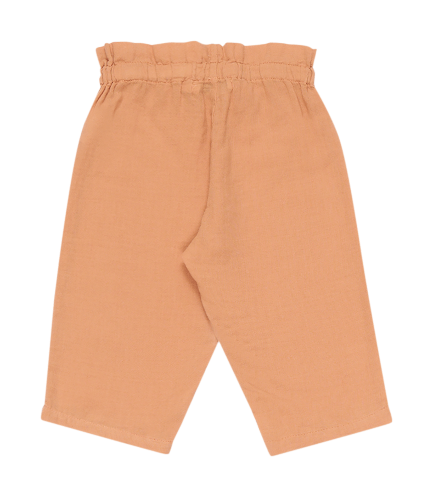 Straight-leg cotton pants OLIVIA Fiori di pesco