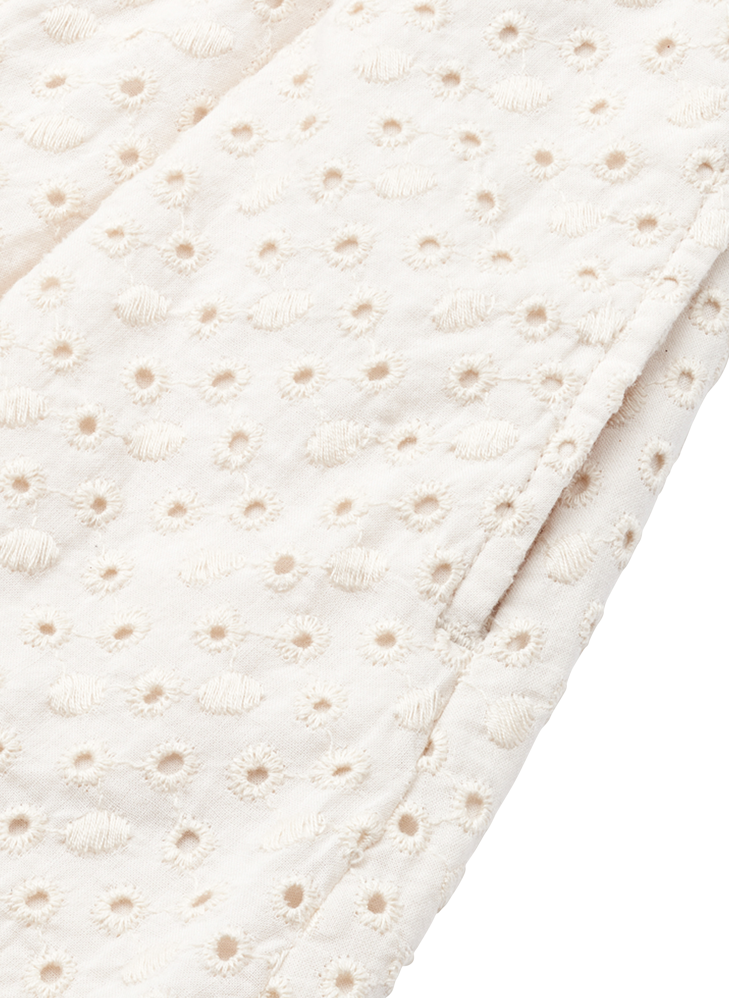 Short organic cotton broderie anglaise skirt LIEWOOD Beige