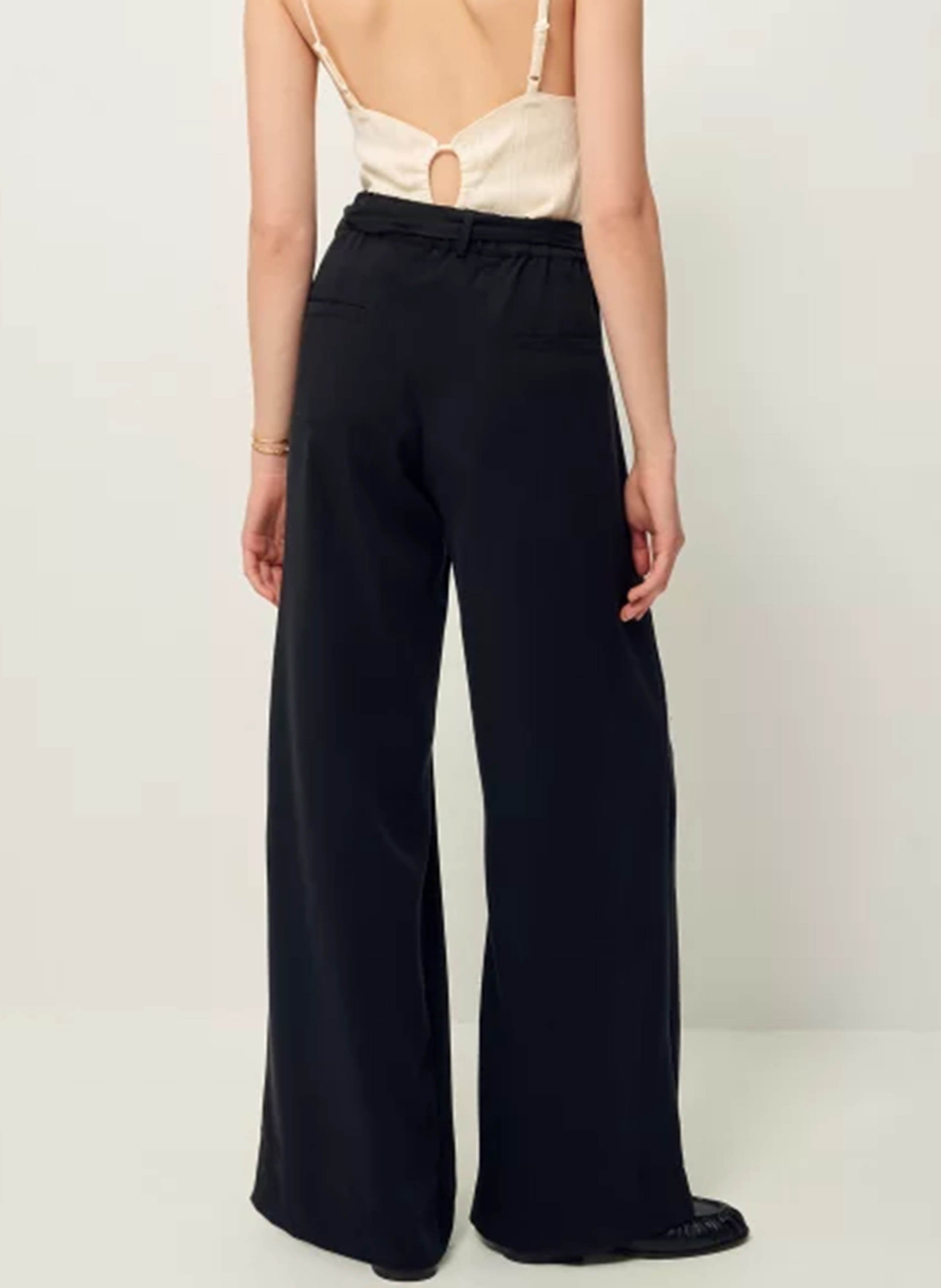 Wide trousers SESSUN Black