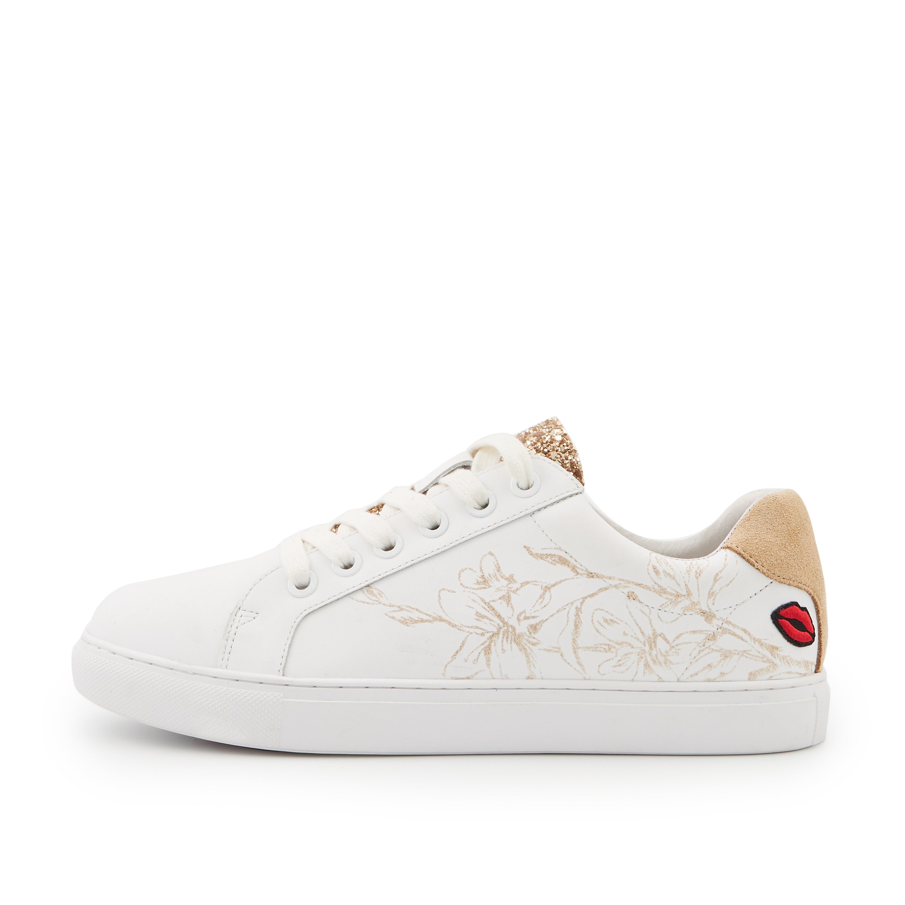 Leather sneakers BONS BAISERS PARIS White