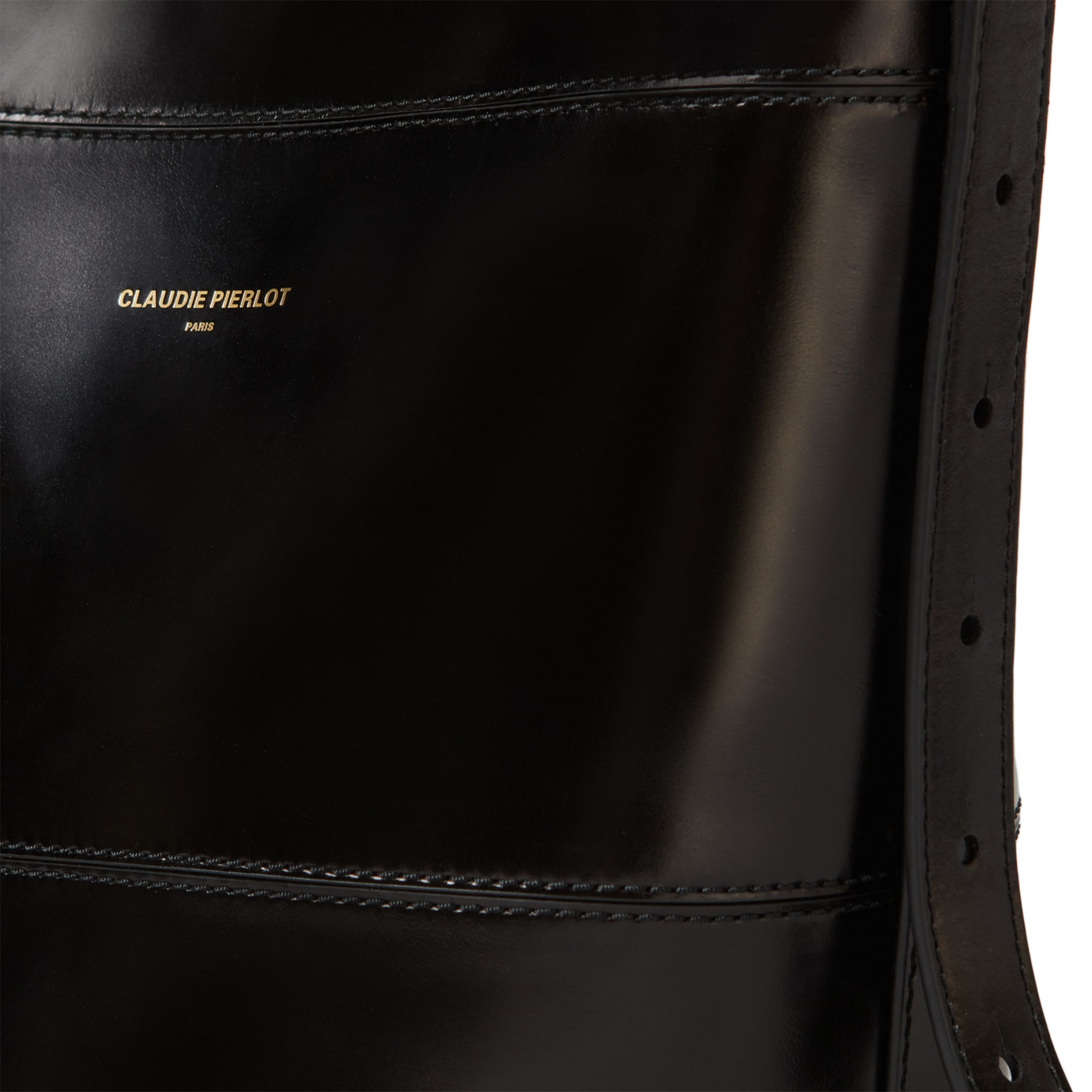 Sac seau en cuir  CLAUDIE PIERLOT Noir