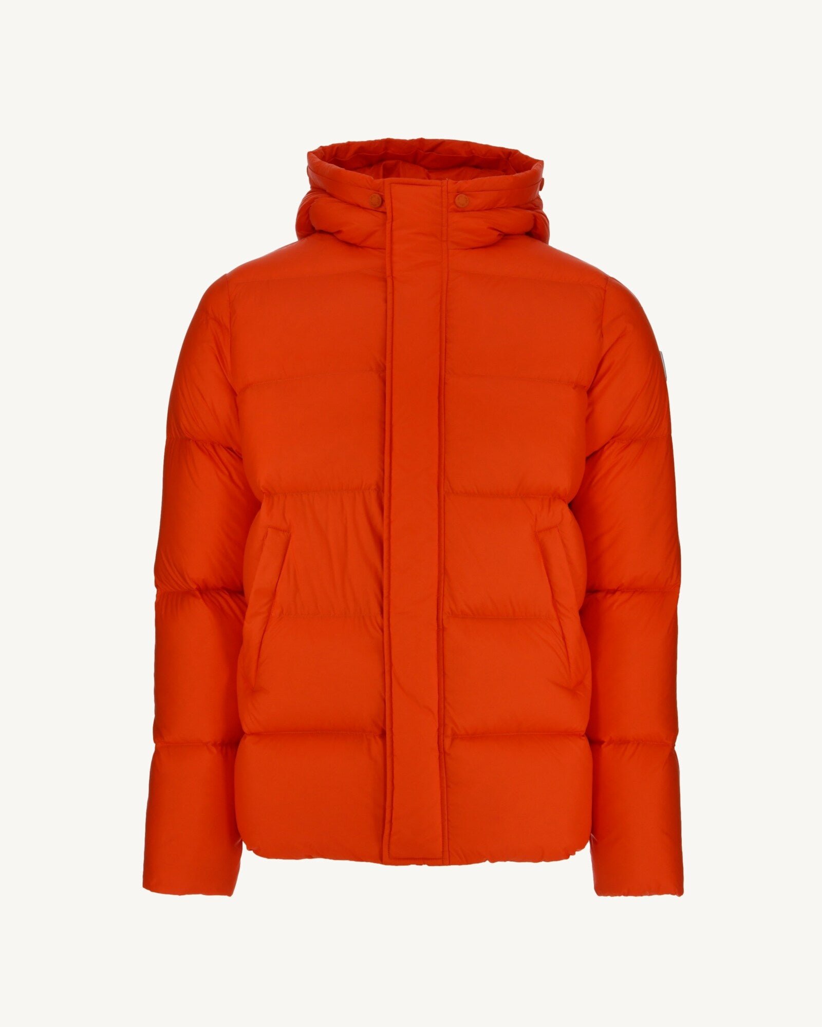 Short hooded prestige 2.0 down jacket JOTT Orange