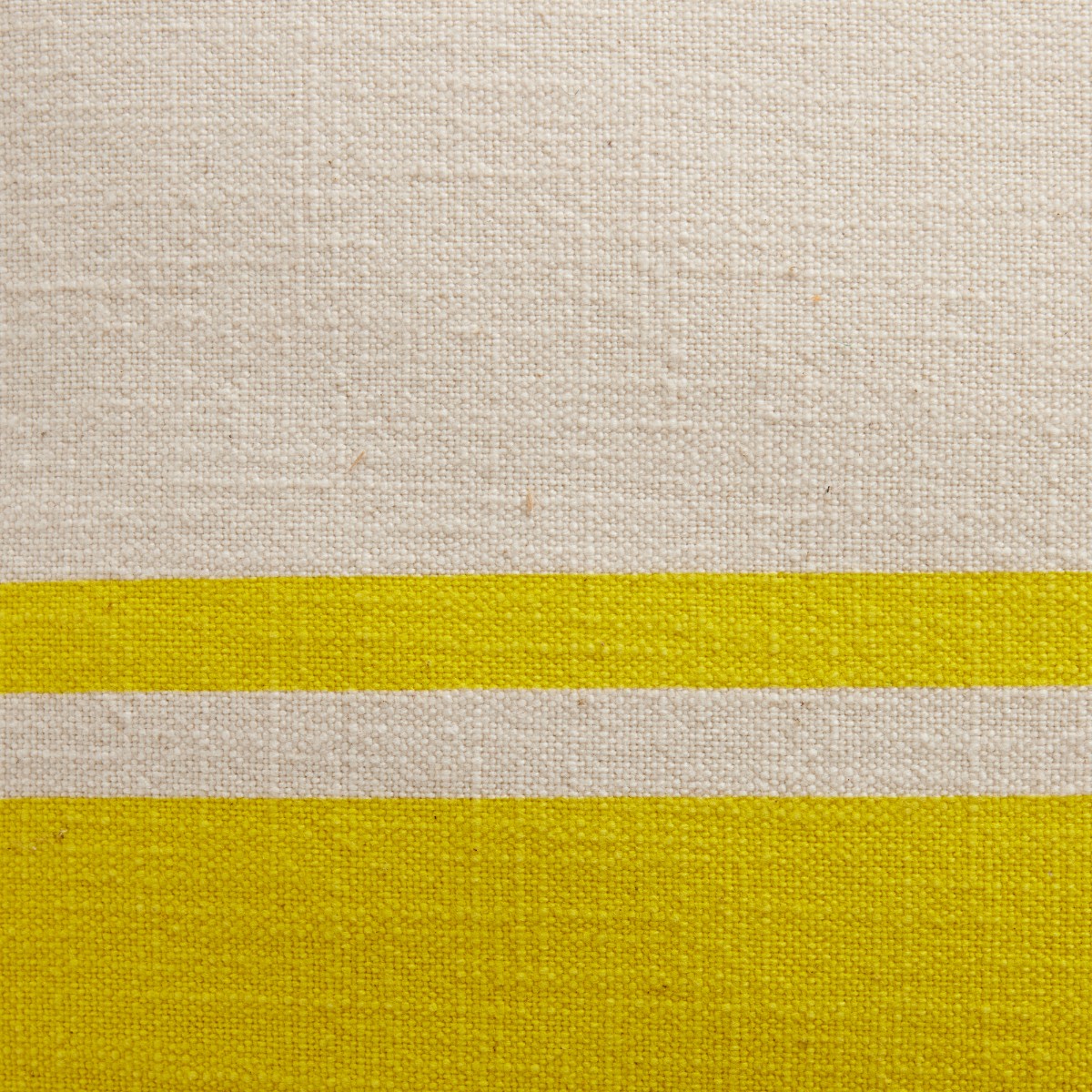 Set of 2 cotton removable cushion covers TODAY LINGE DE MAISON Yellow