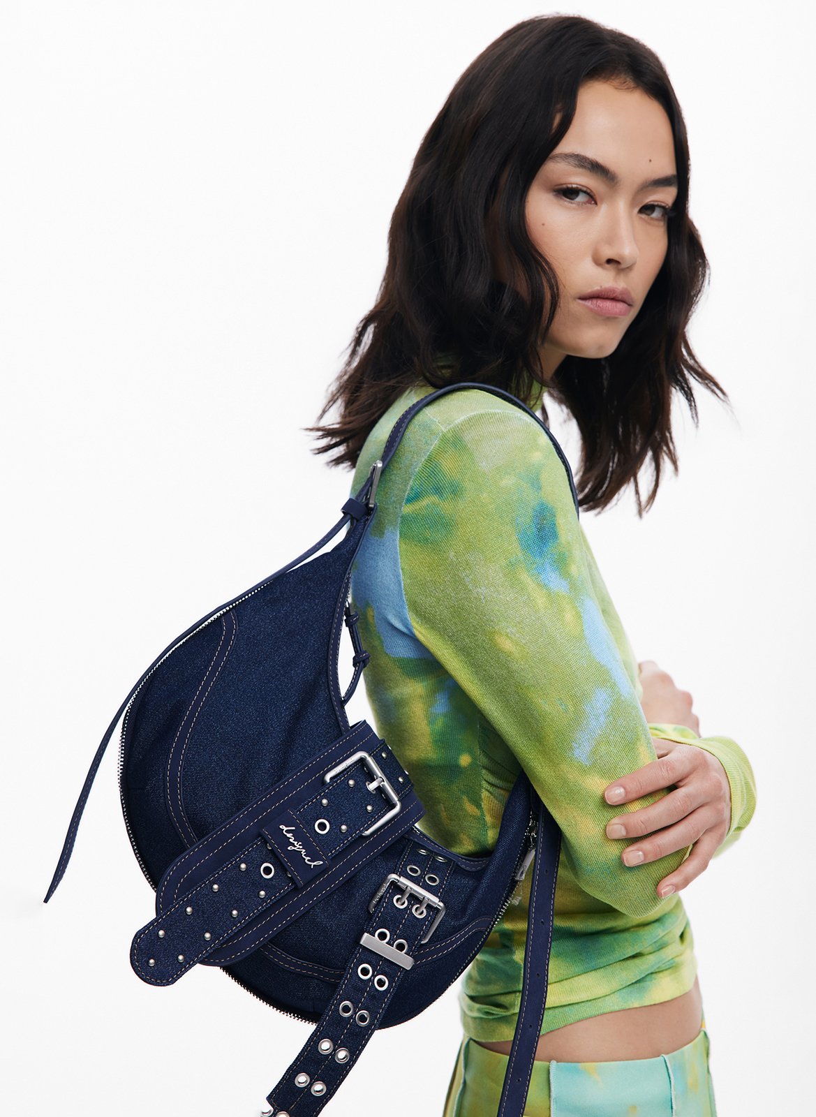 Denim-Handtasche DESIGUAL Blau